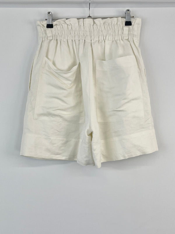 Elka Collective White 'Surface' Shorts - AU10