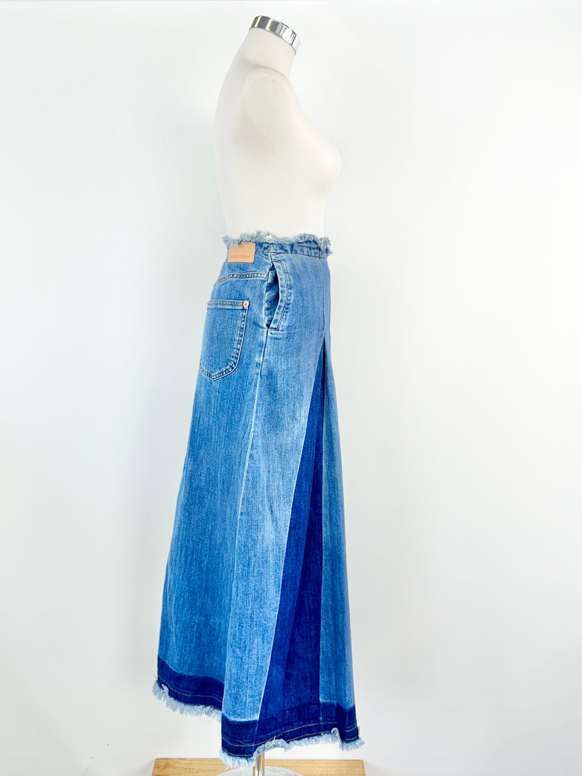 See by Chloe Denim Maxi SKirt - AU10