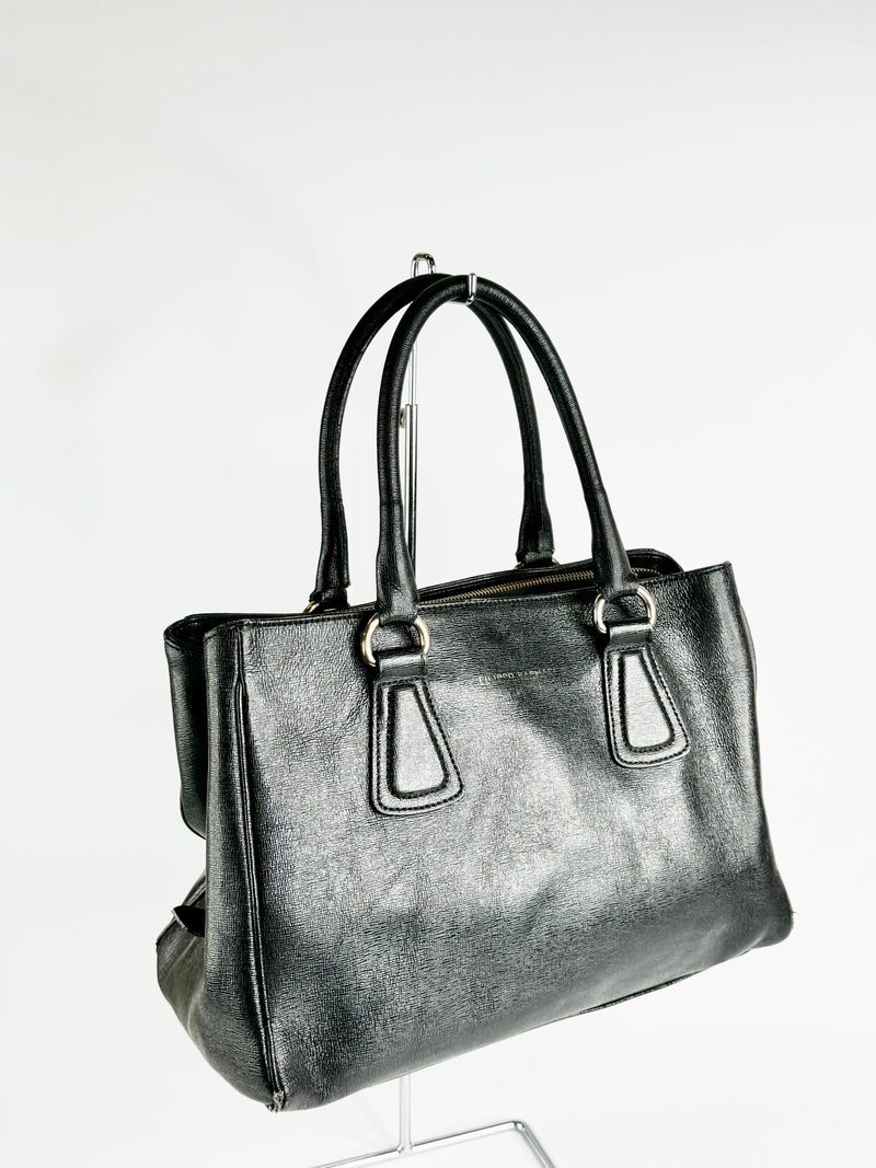 Vintage Filippo Raphael Textured Black Bag