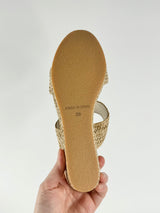 Husk Straw Espadrilles - EU38