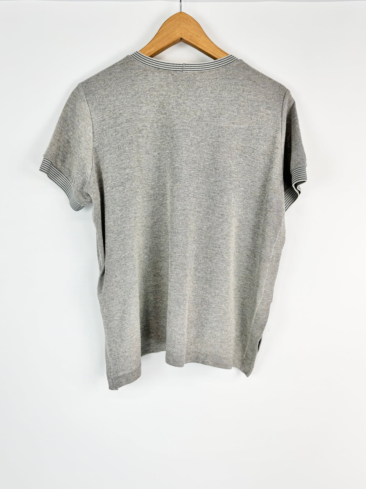 Giorgio Armani Grey Monogram T-Shirt - AU10