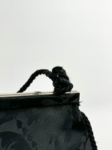 Vintage 1997 Dolce & Gabbana Black Brocade Handbag