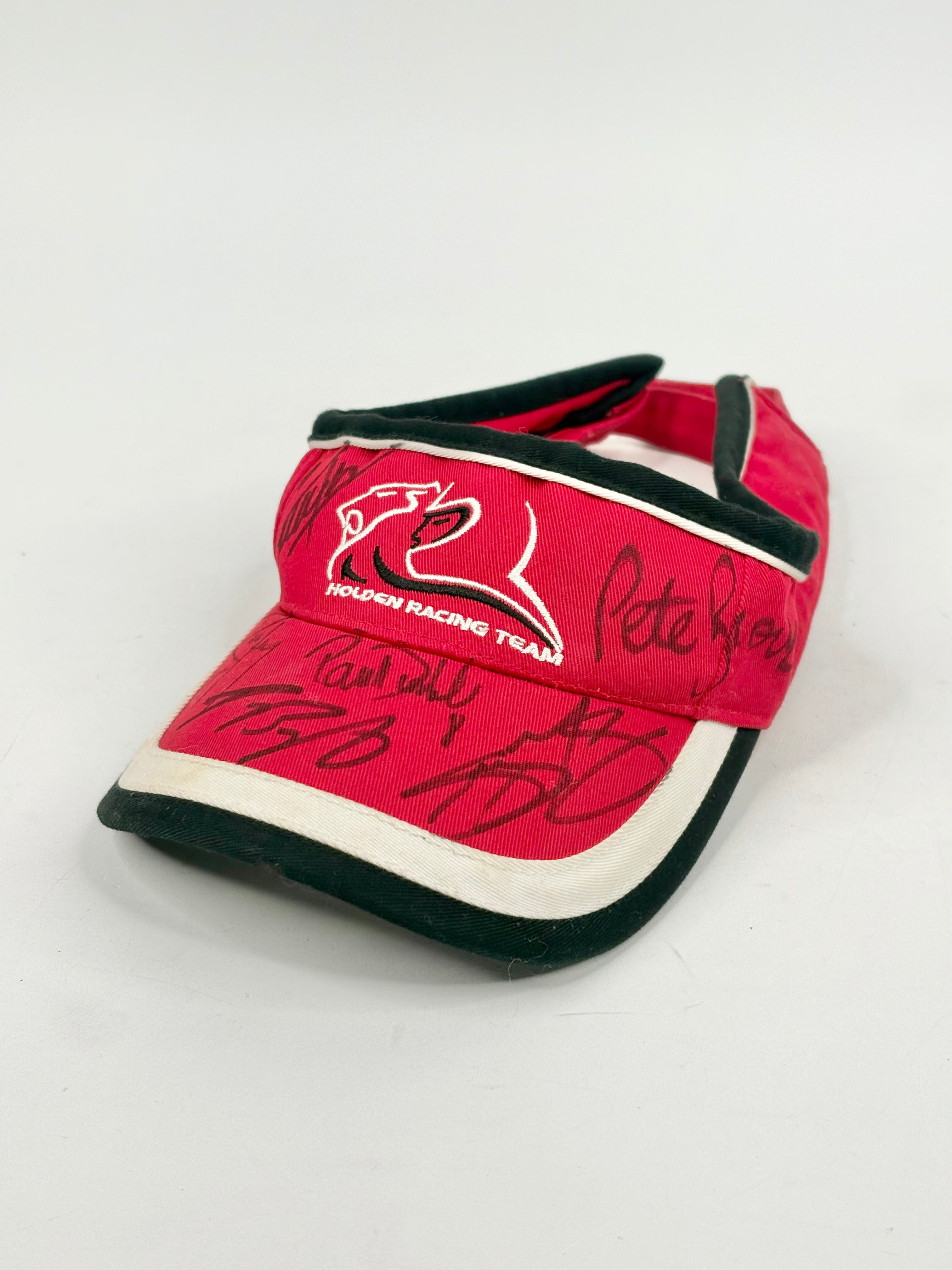 Peter Brock Signed HRT Sun Visor