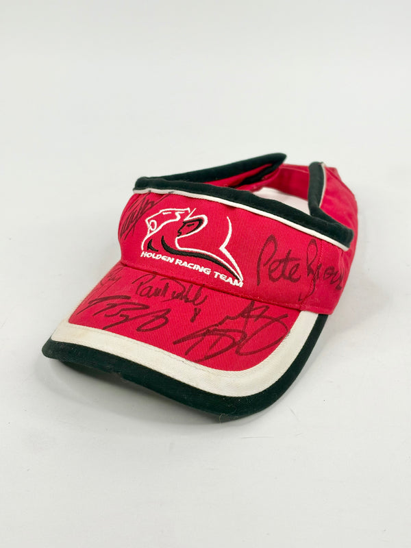 Peter Brock Signed HRT Sun Visor
