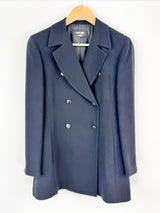 Emanuel Ungaro Midnight Blue Flared Blazer - AU10