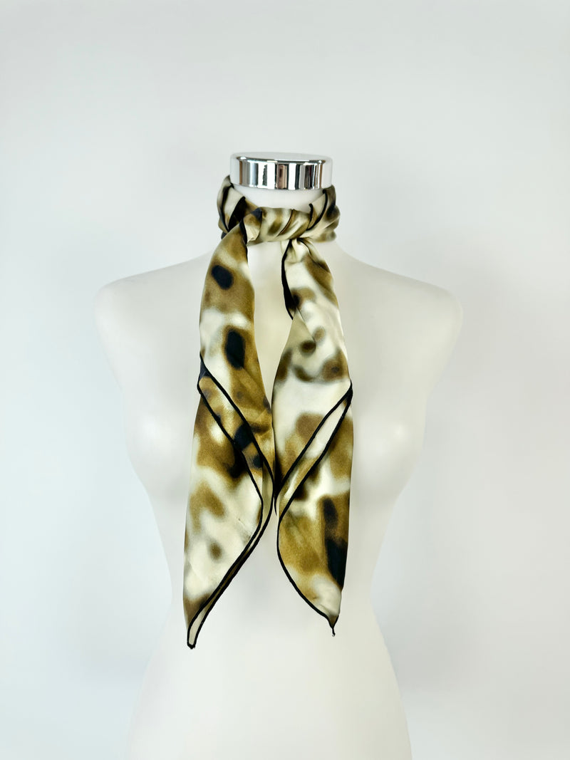 Just Cavalli Marble Pattern Square Scarf