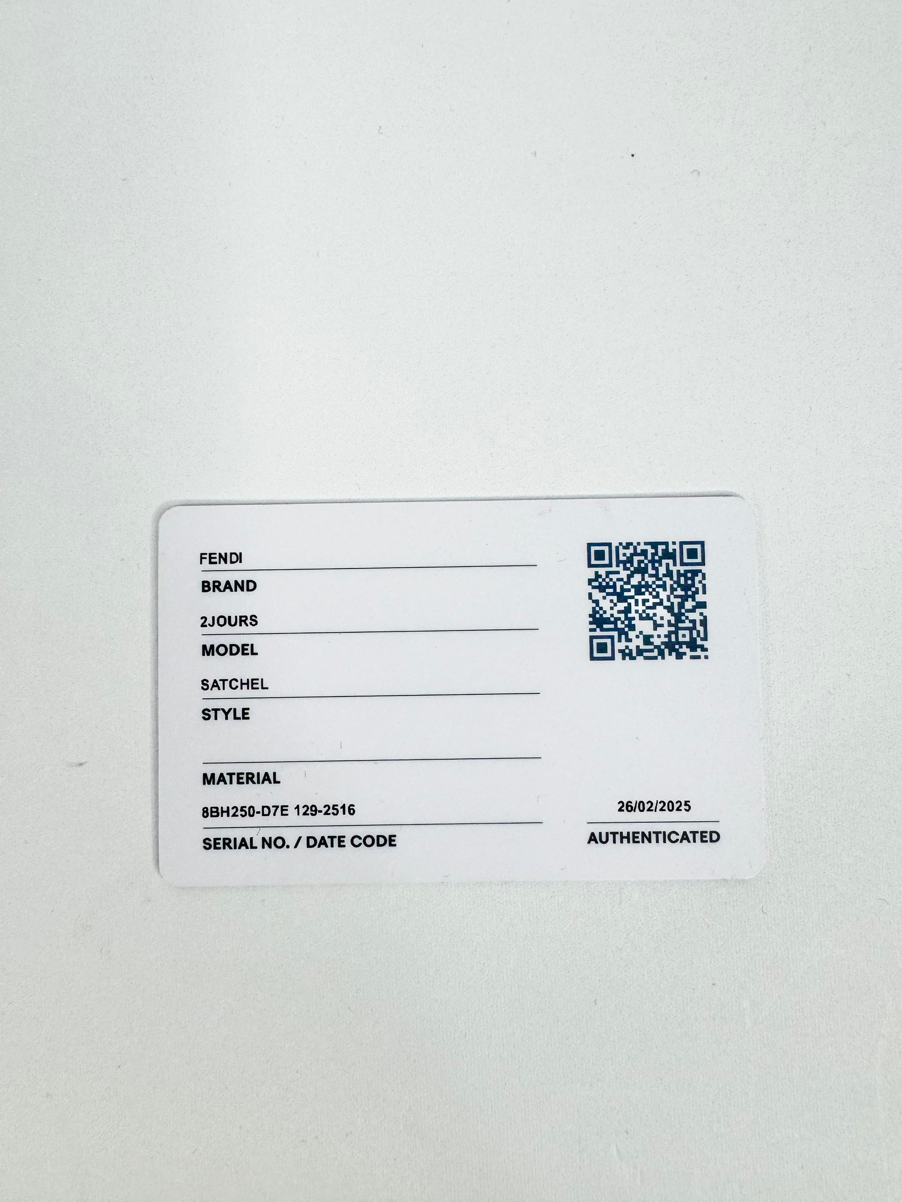 Fendi 2jours Black Leather Satchel