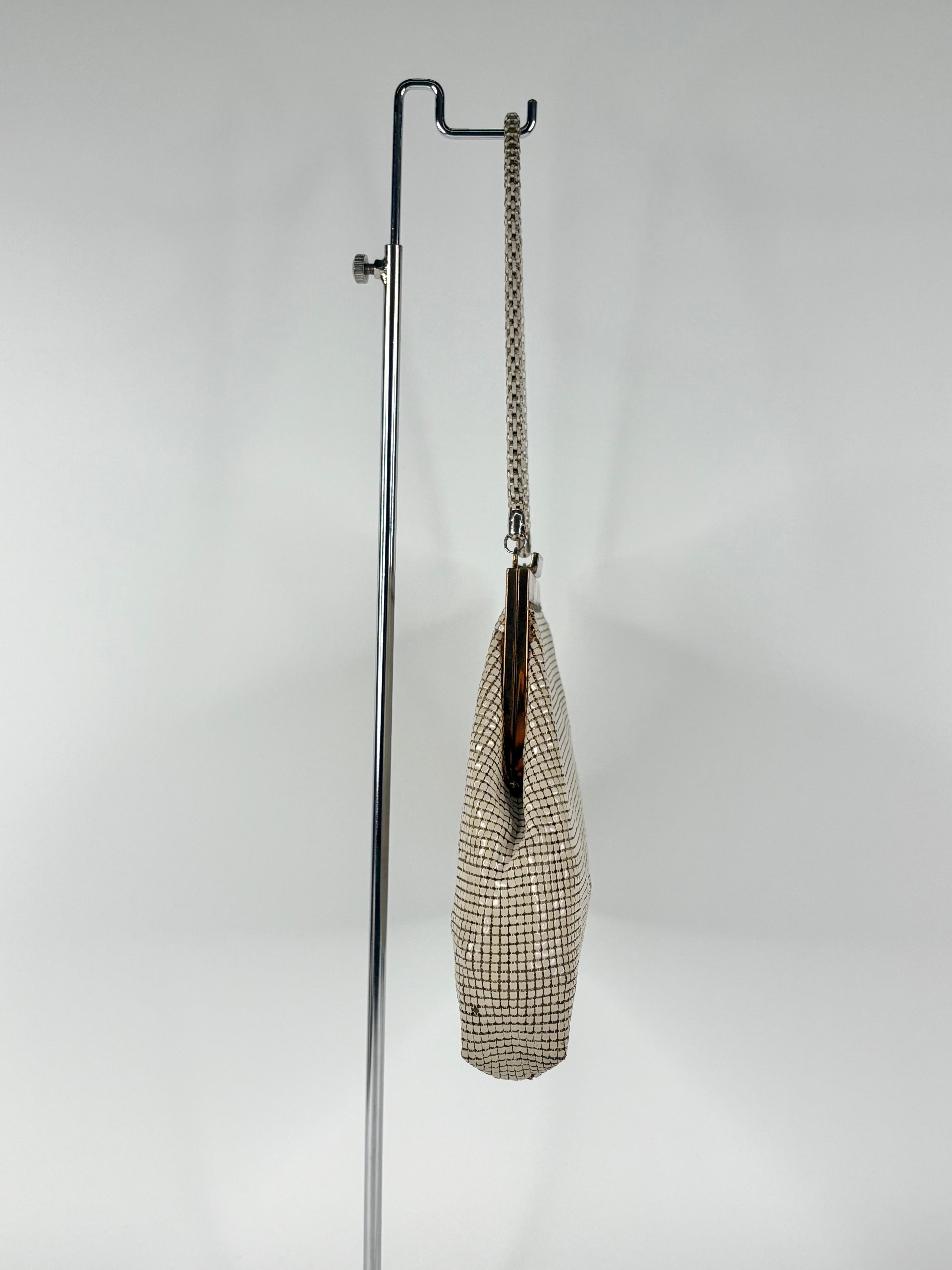 Vintage Glomesh Ivory Evening Bag