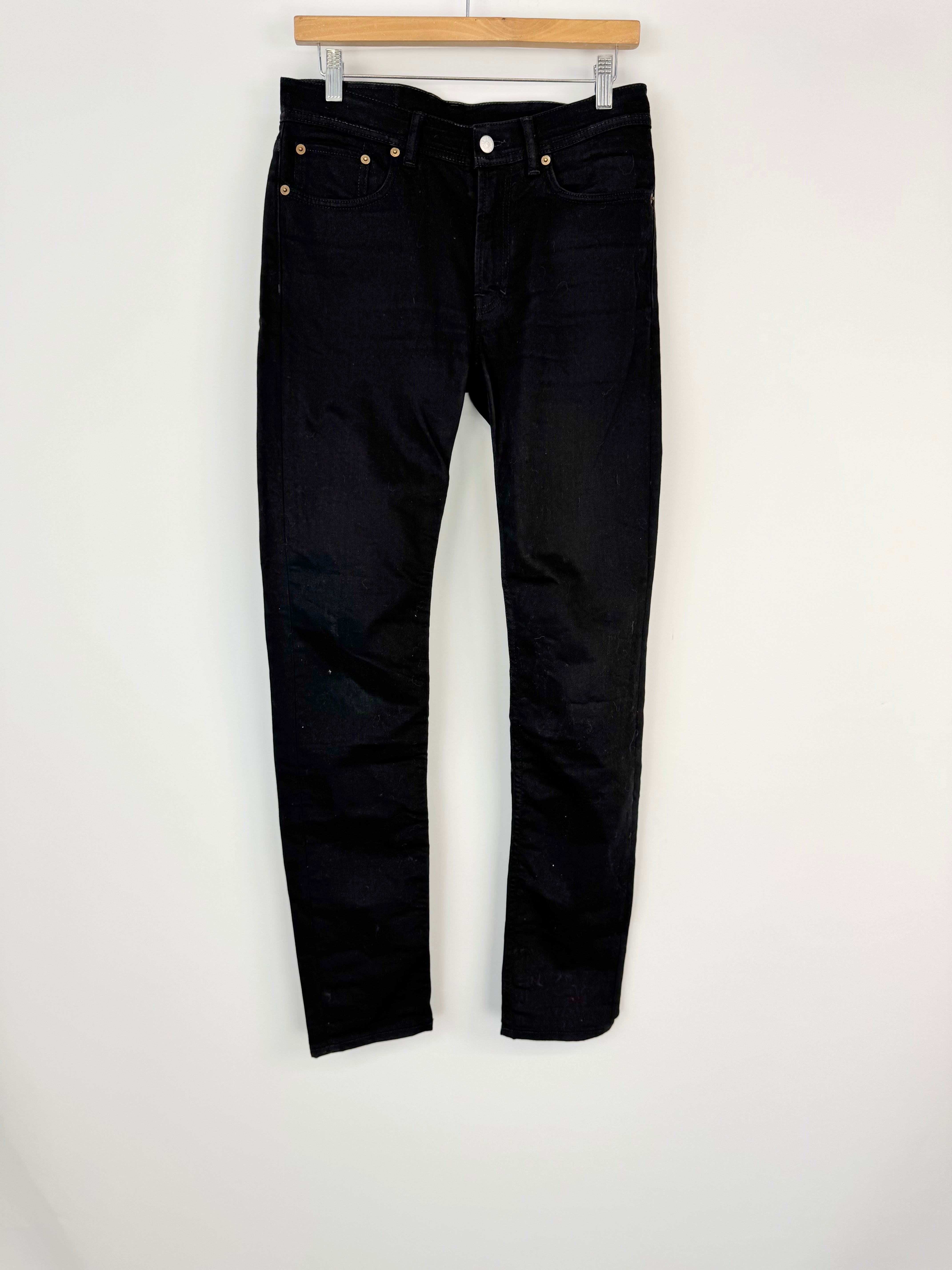 Acne Studios 'Stay North' Black Cotton Jeans - 30/32