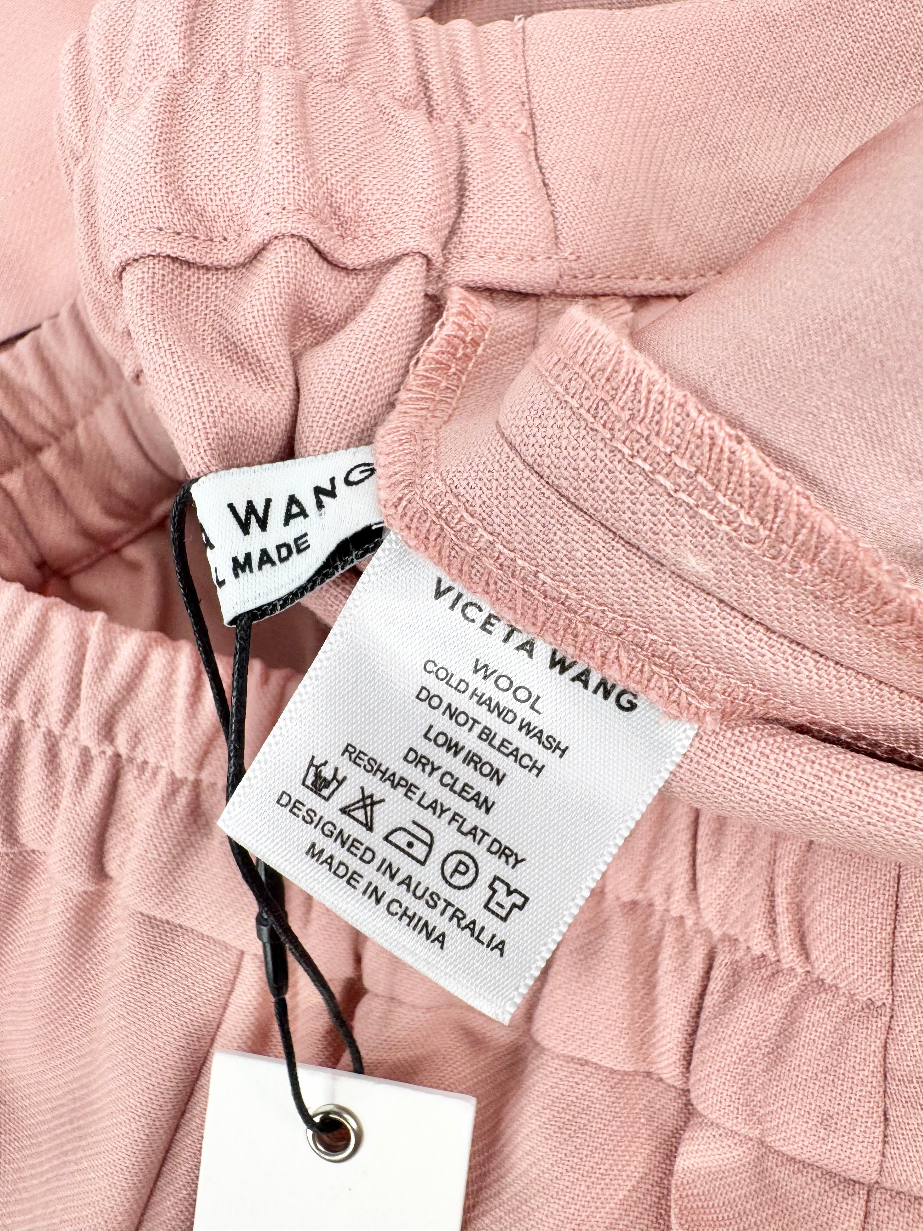 Viceta Wang Special Made Coral Wool Slacks NWT - AU10