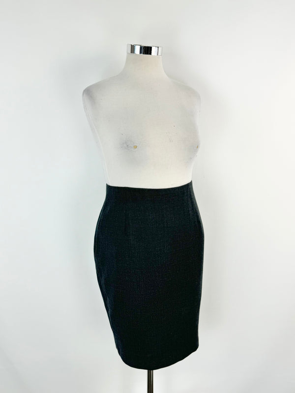 Carla Zampatti Grey Pencil Skirt - AU12