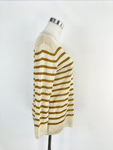 Karen Walker Gold & Mustard Knit Top - AU6