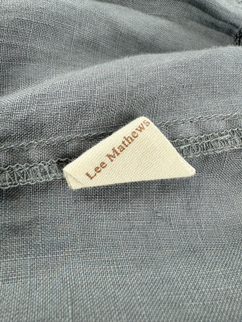 Lee Mathews Grey Linen Skirt - AU14