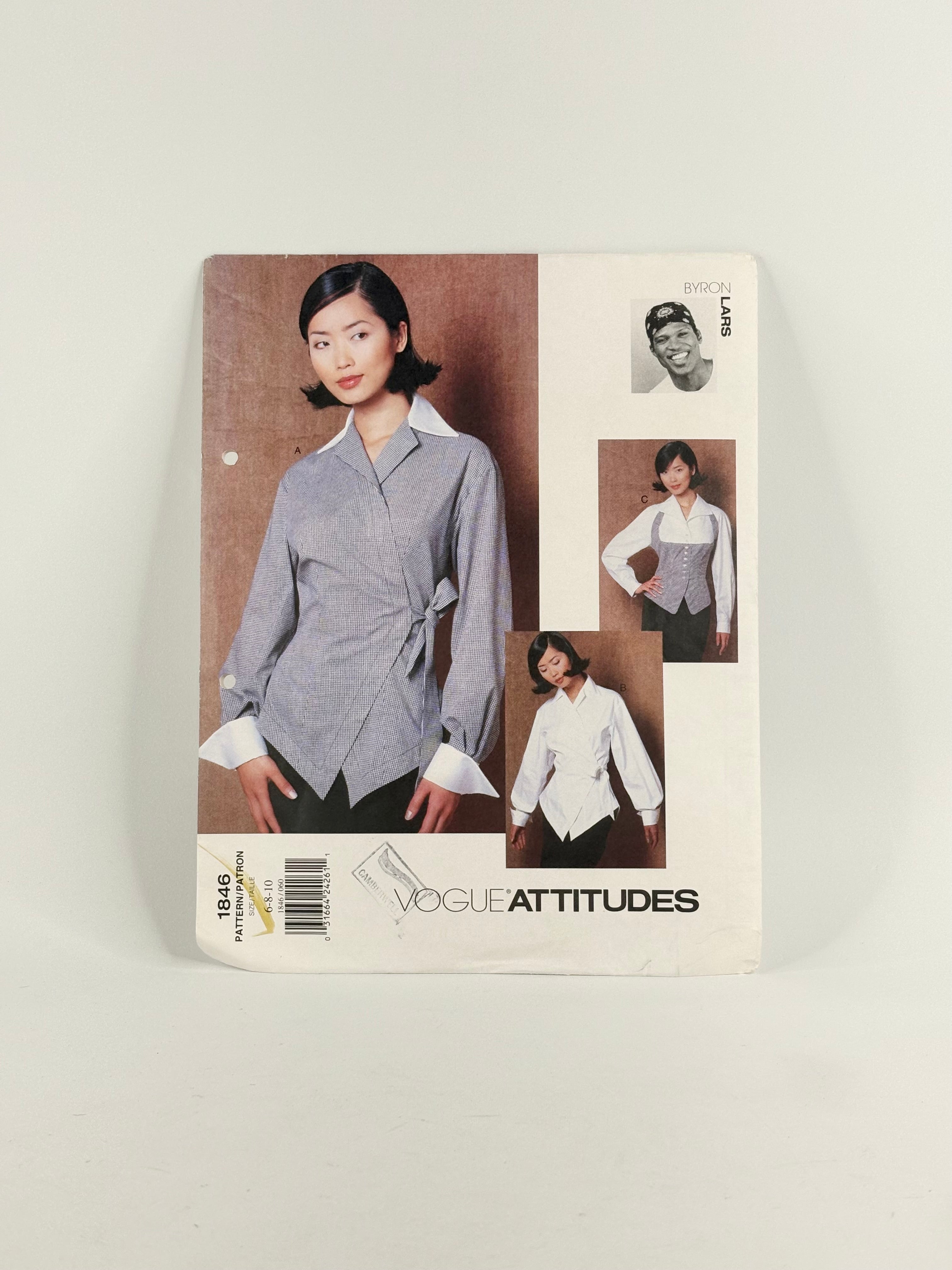 Vogue Attitudes Byron Lars Blouse: No. 1846 - Size 6/10