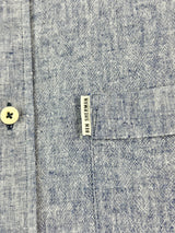 Ben Sherman Linen-Blend Ombre Short-Sleeve Shirt - M