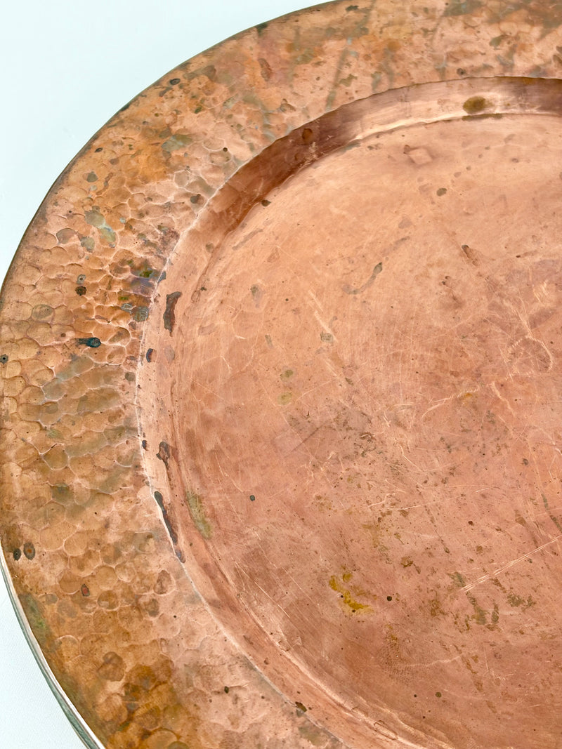 Set of 8 Copper Dinner Plates
