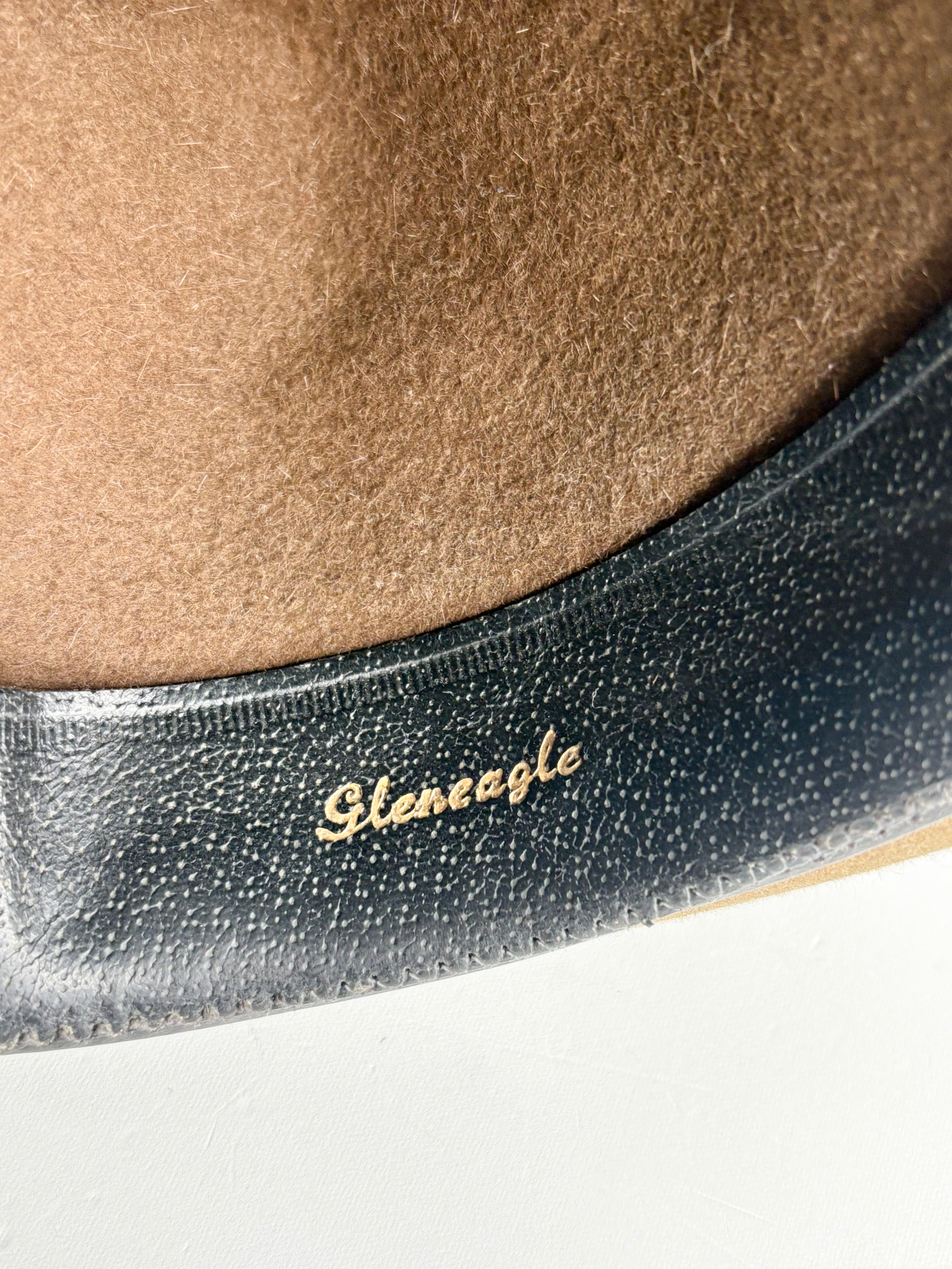 Akubra Vintage Olive-Green Felted Gleneagle Fedora