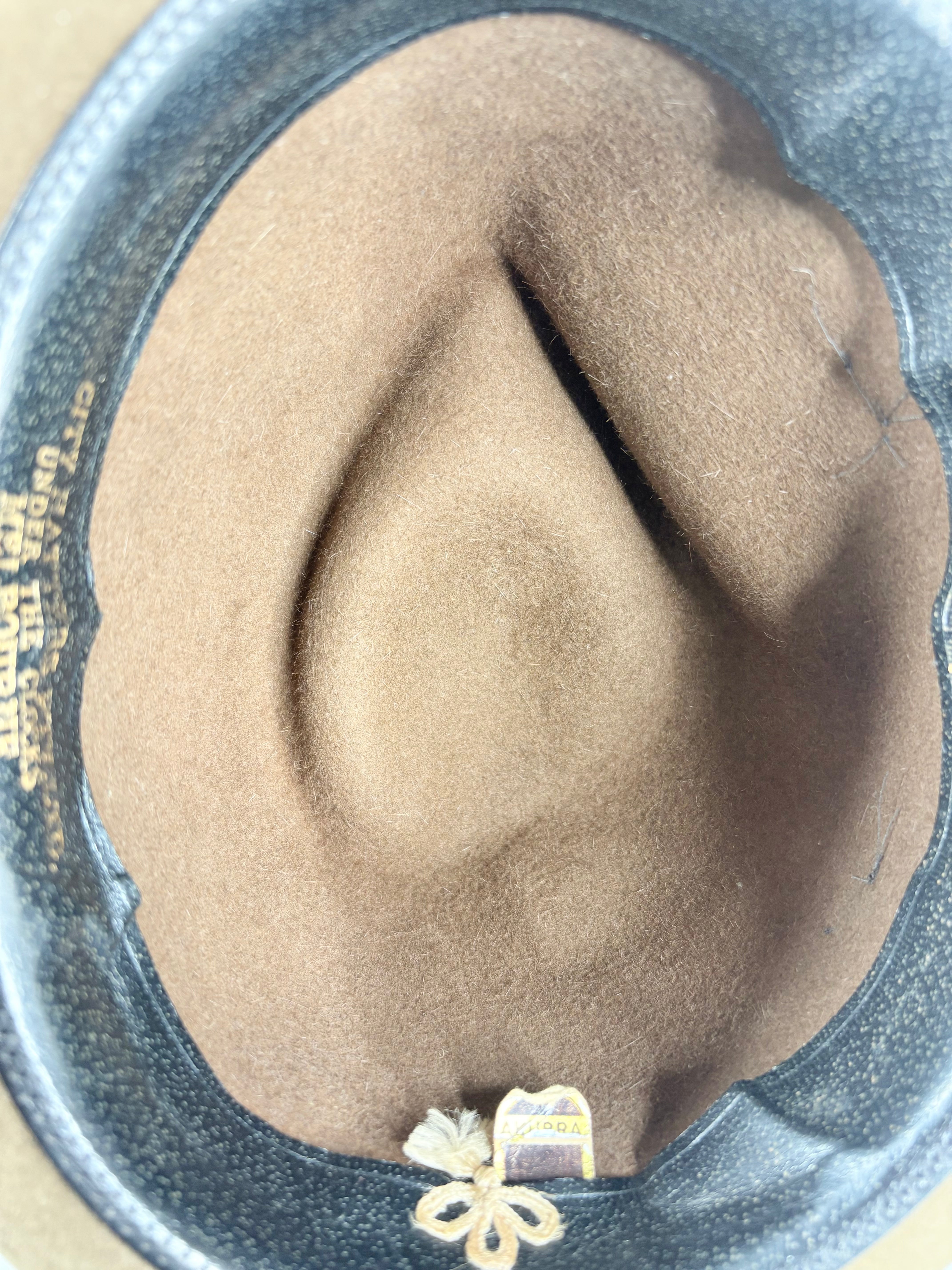 Akubra Vintage Olive-Green Felted Gleneagle Fedora