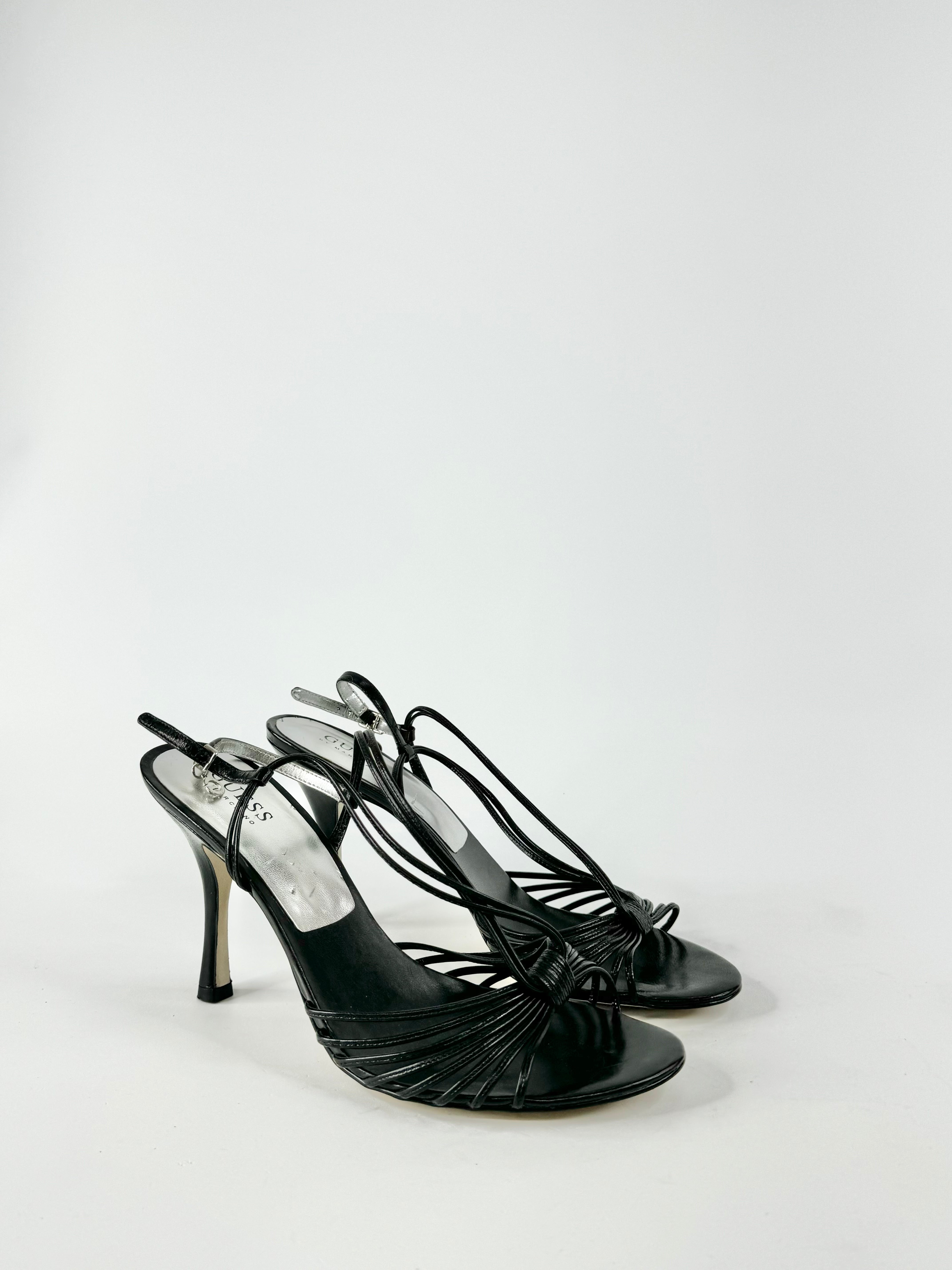 Guess by Mariano Black Strap Stilettos - EU40