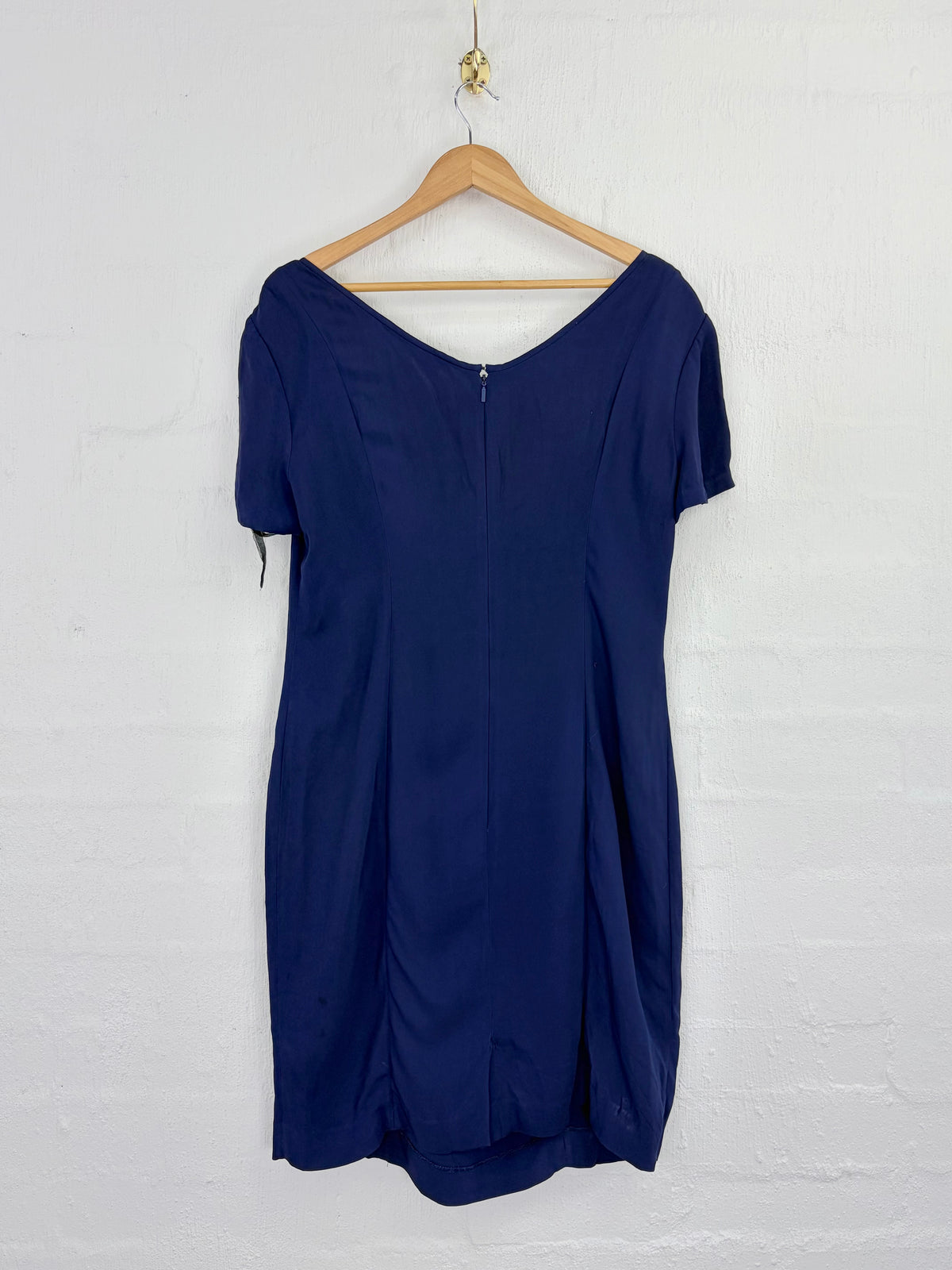Versace Cobalt Blue Rockstud Embellished Sheath Dress - AU14/16