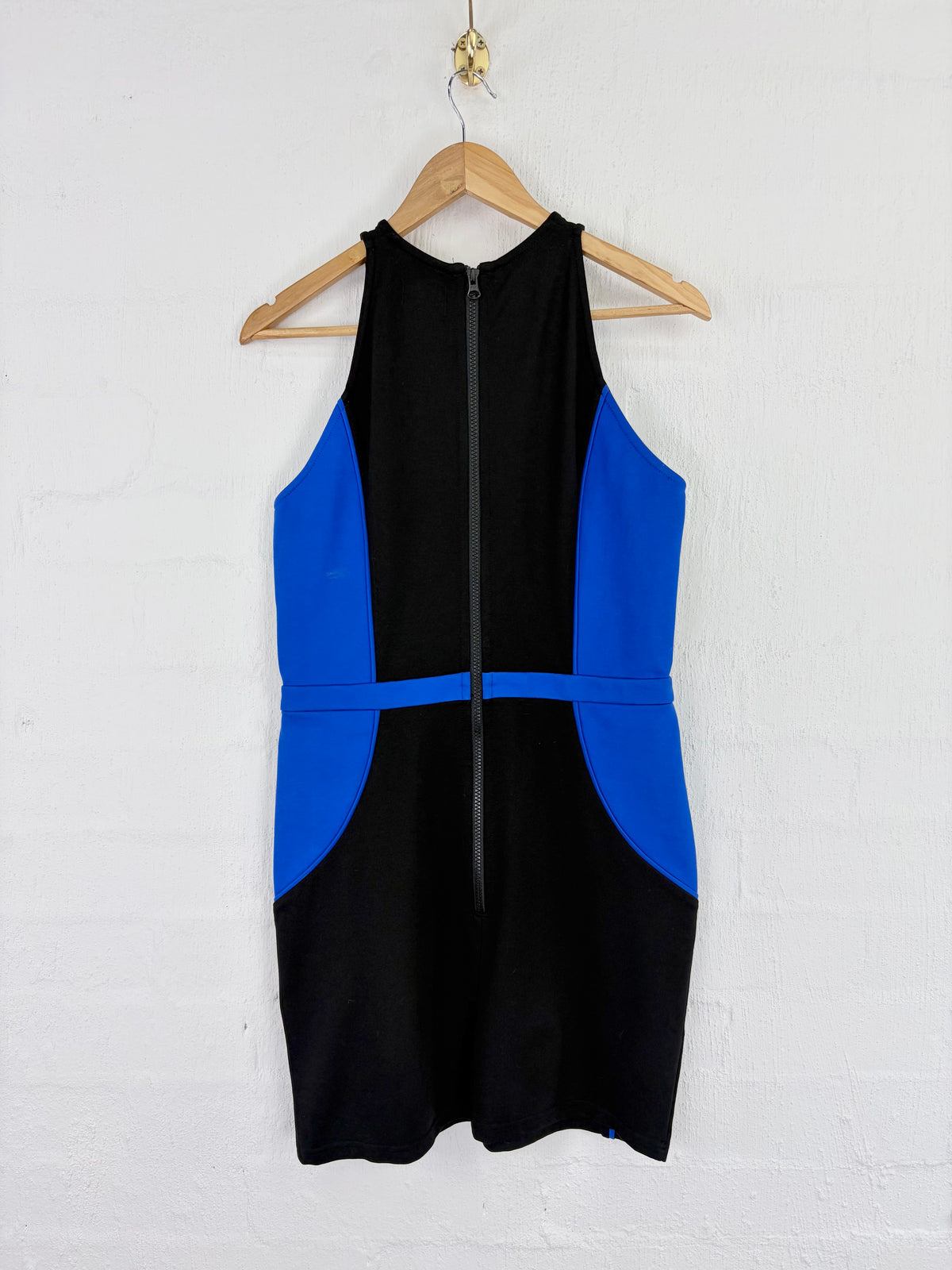 C&M Camilla & Marc ‘Misa’ Black and Cobalt Blue Bodycon Dress - AU12