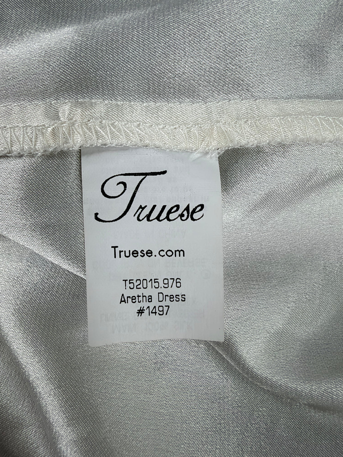 Truese Black & Ivory Silk Babydoll Dress - AU12