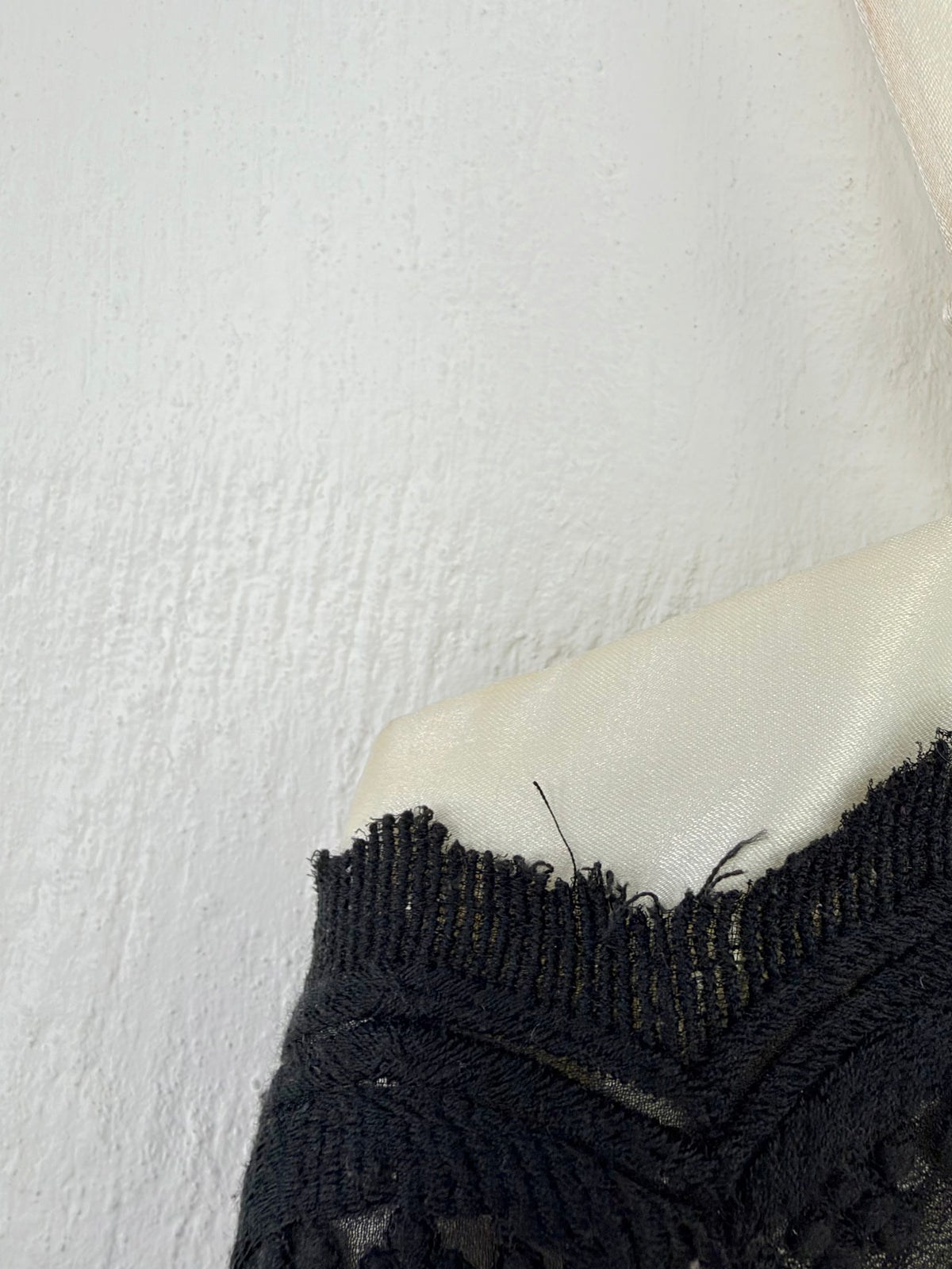 Truese Black & Ivory Silk Babydoll Dress - AU12