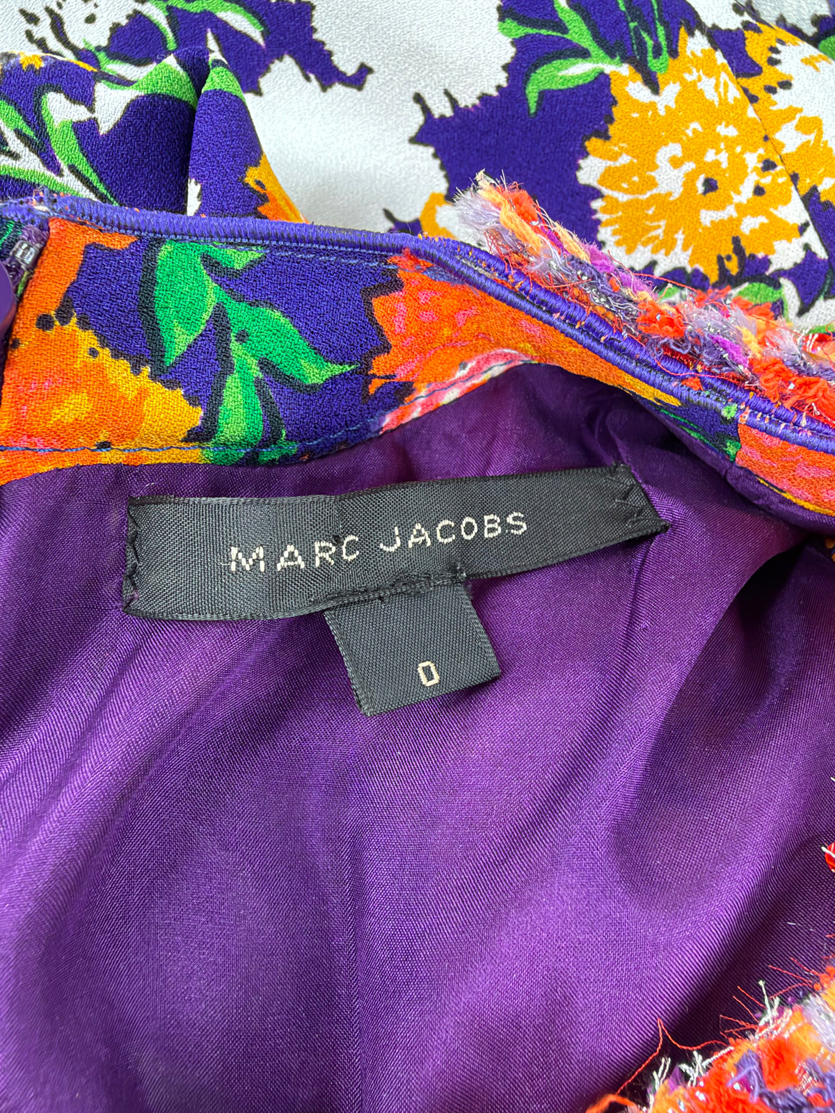 Marc Jacobs 2013 Resort Floral Lamé Knit Sequin Dress - AU6/8