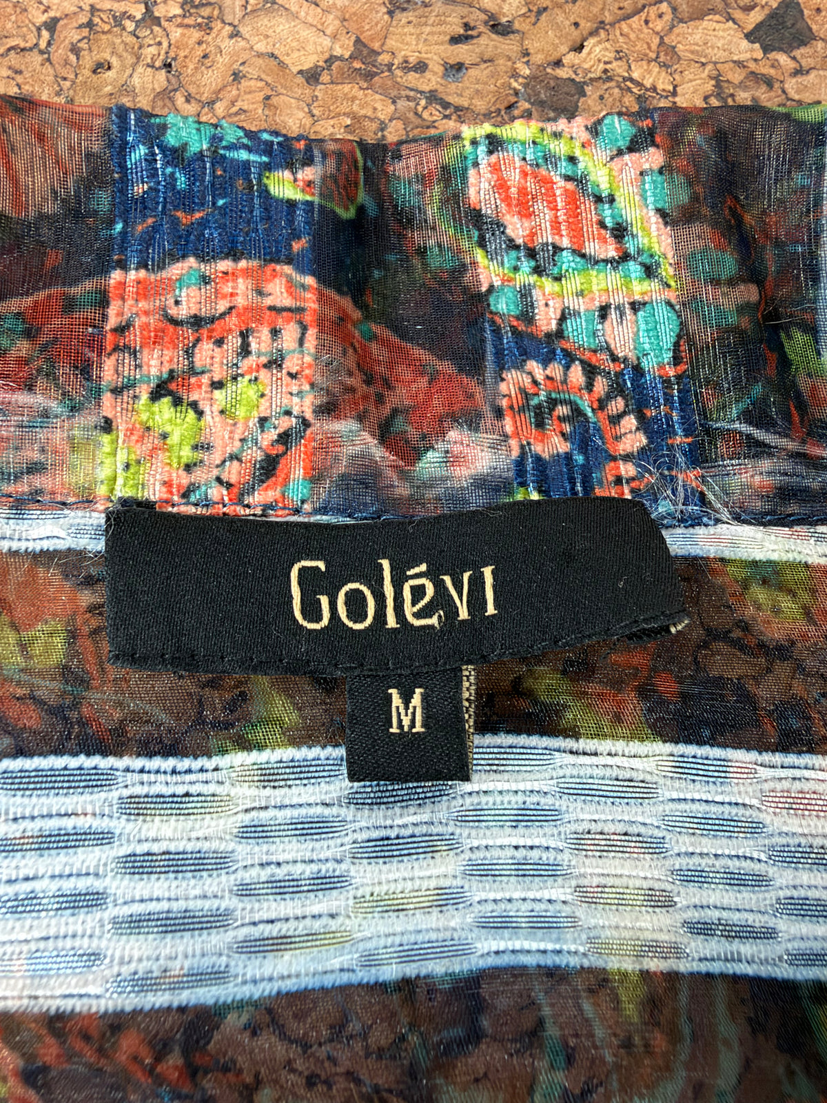 Golevi Striped Mulicolour Dress - AU10