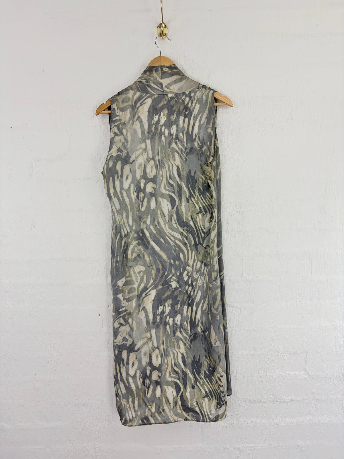 Hoss Silk Faux Wrap Midi Dress - AU10