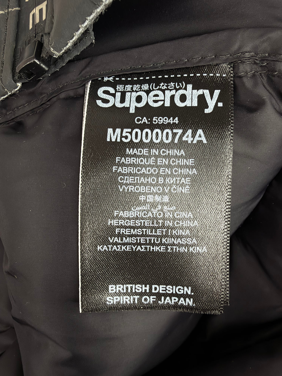 SUPERDRY Reflective Puffer Jacket - L
