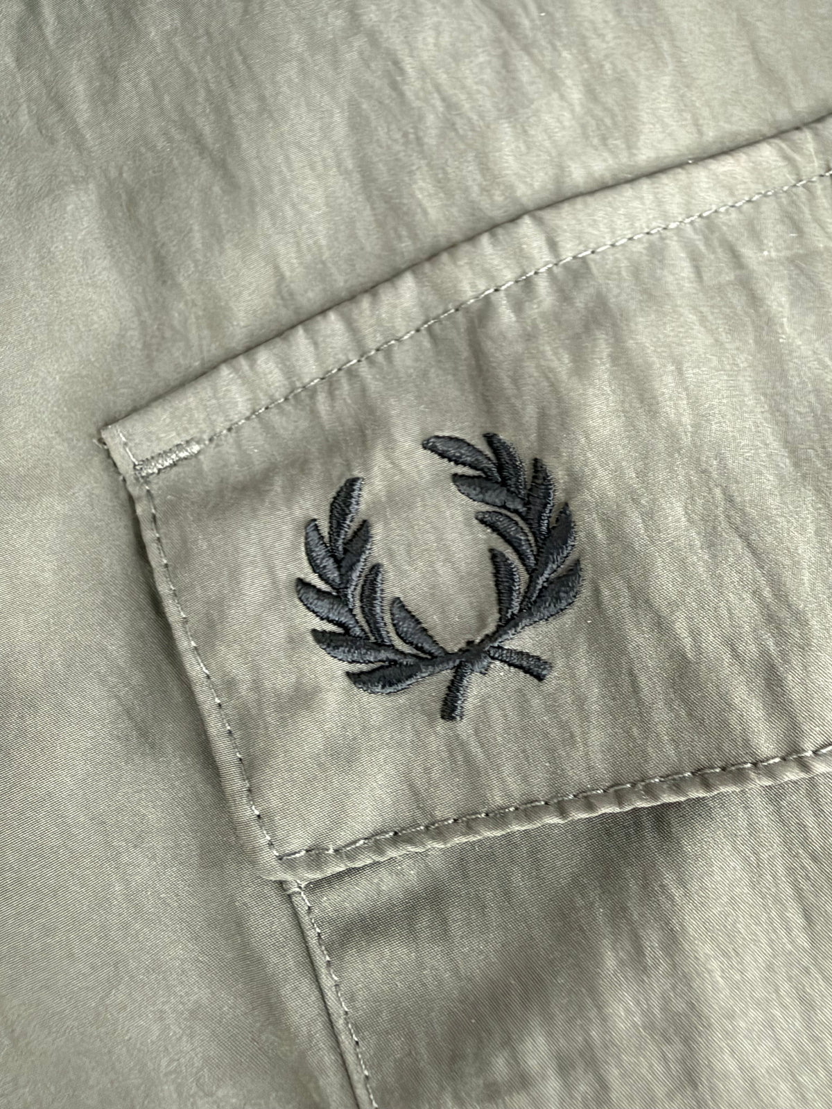 Fred Perry Green Utility Windbreaker - XL