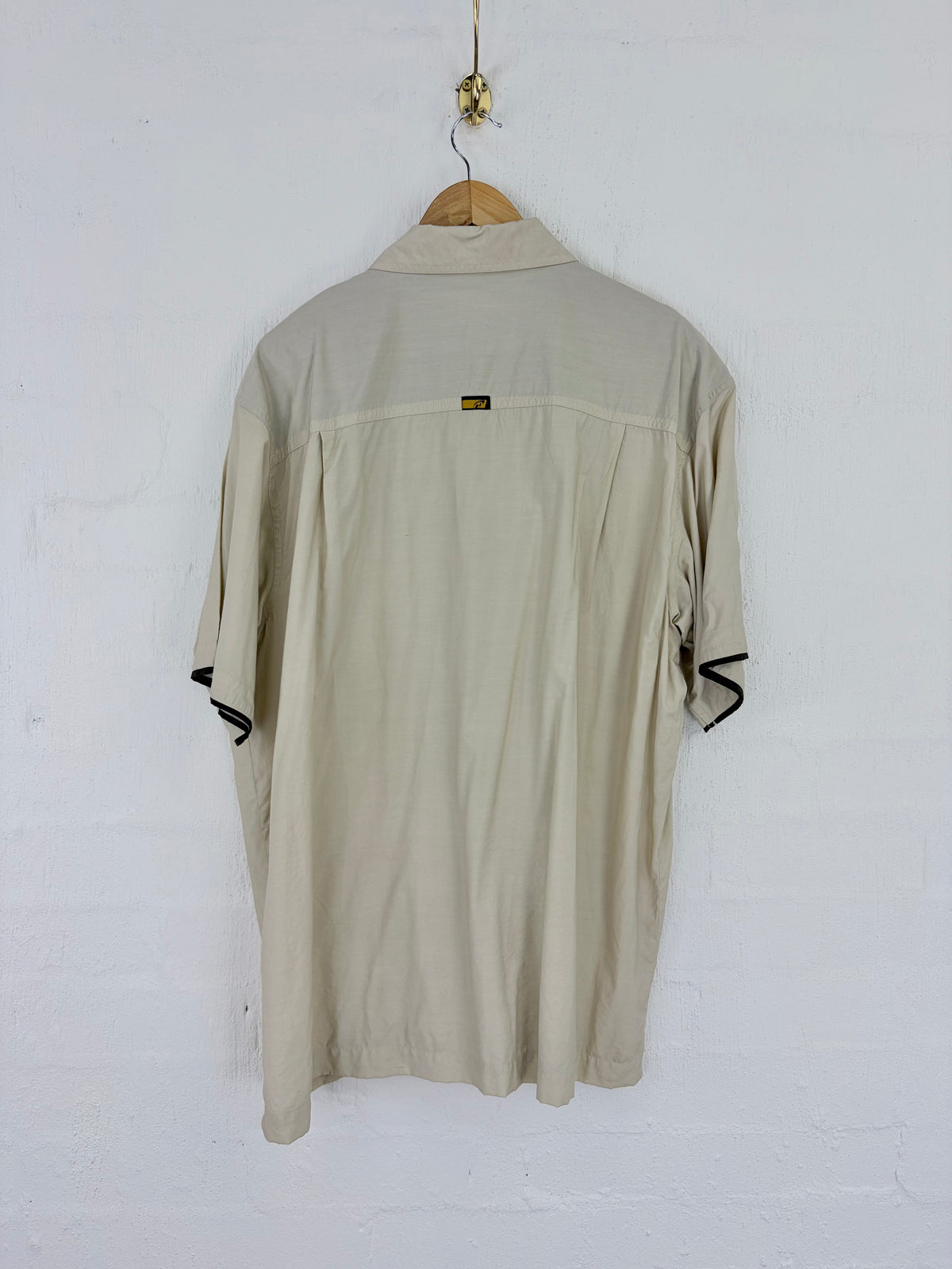 Piping Hot Y2K Taupe Shirt - XXL