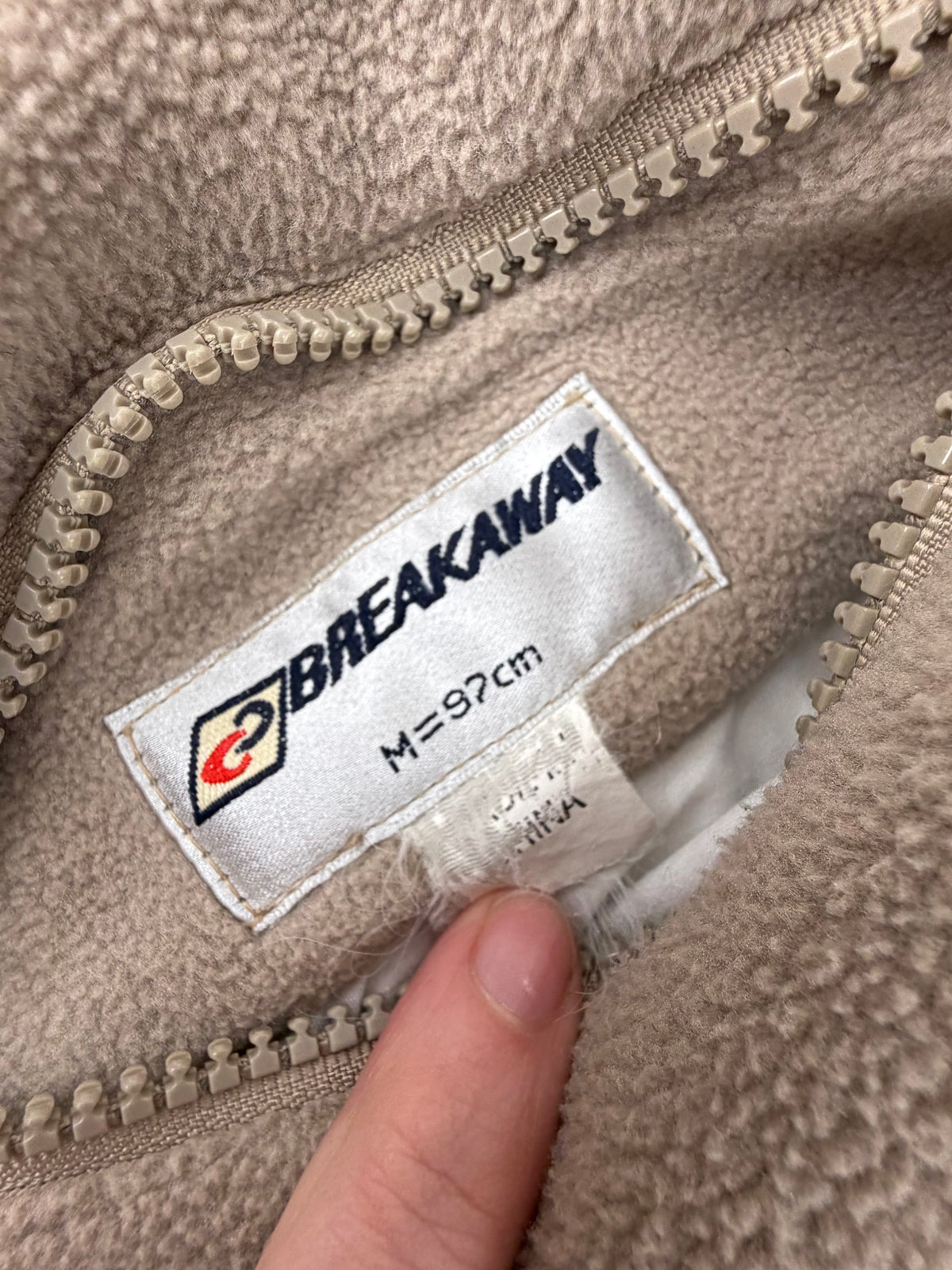 Breakaway Sand Reversible Fleece Vest - M