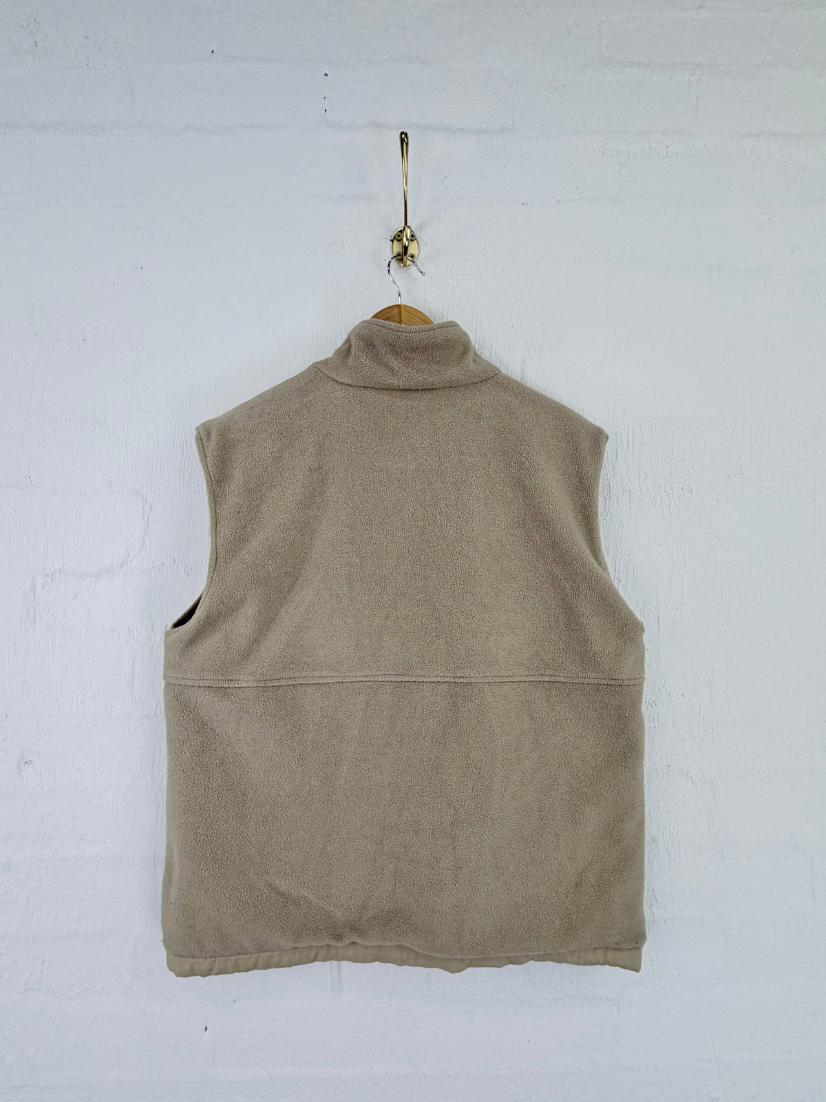 Breakaway Sand Reversible Fleece Vest - M