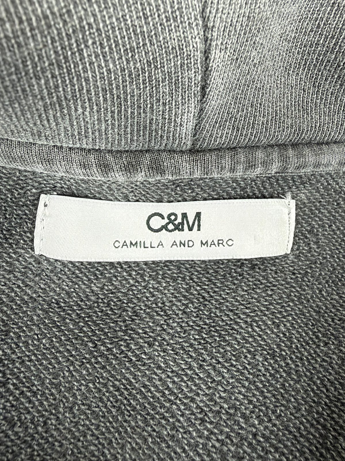 Camilla and Marc 'Thames' Washed Charcoal Hoodie - AU10