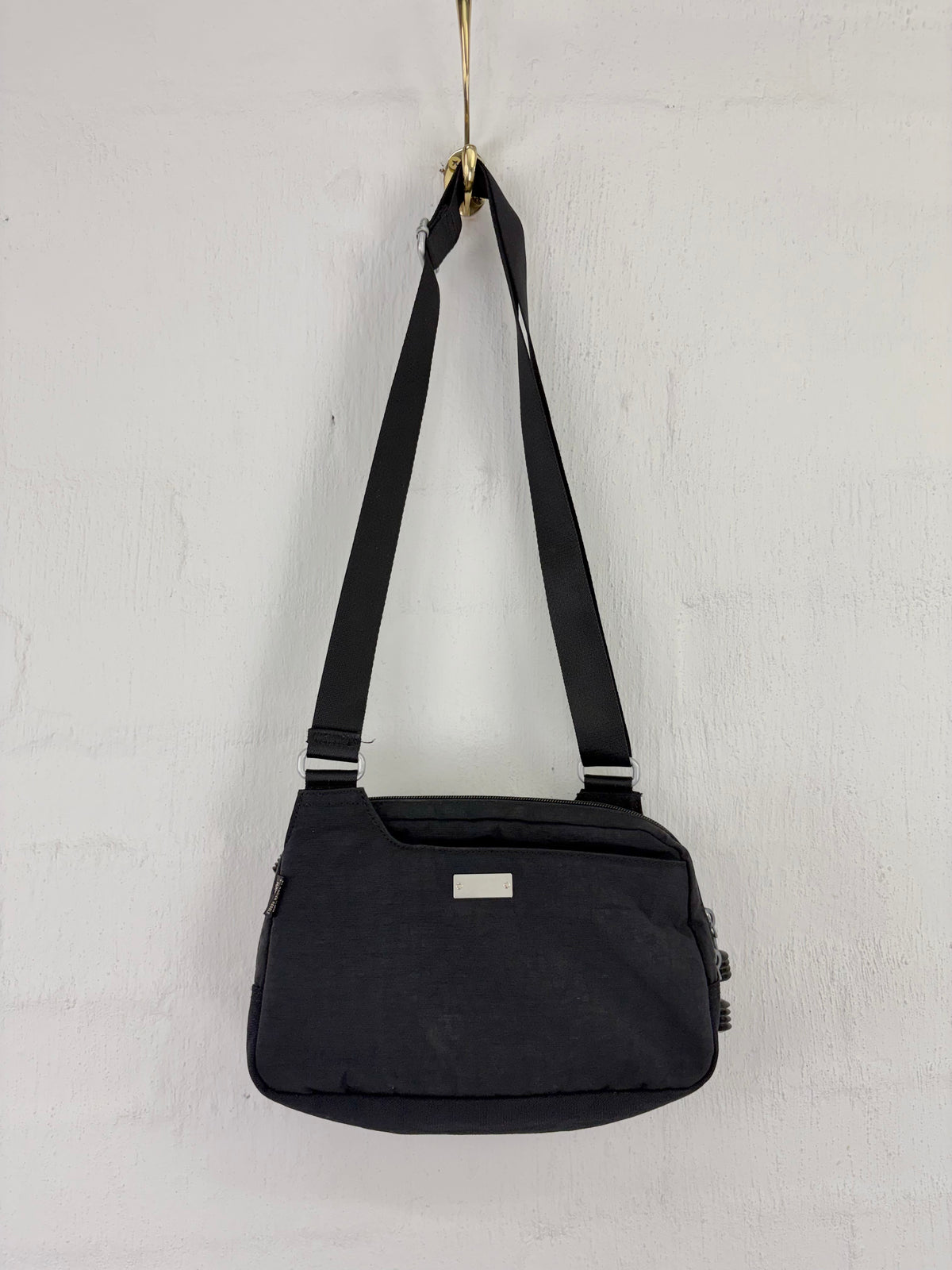 90s era Hedgren Black Crossbody Bag