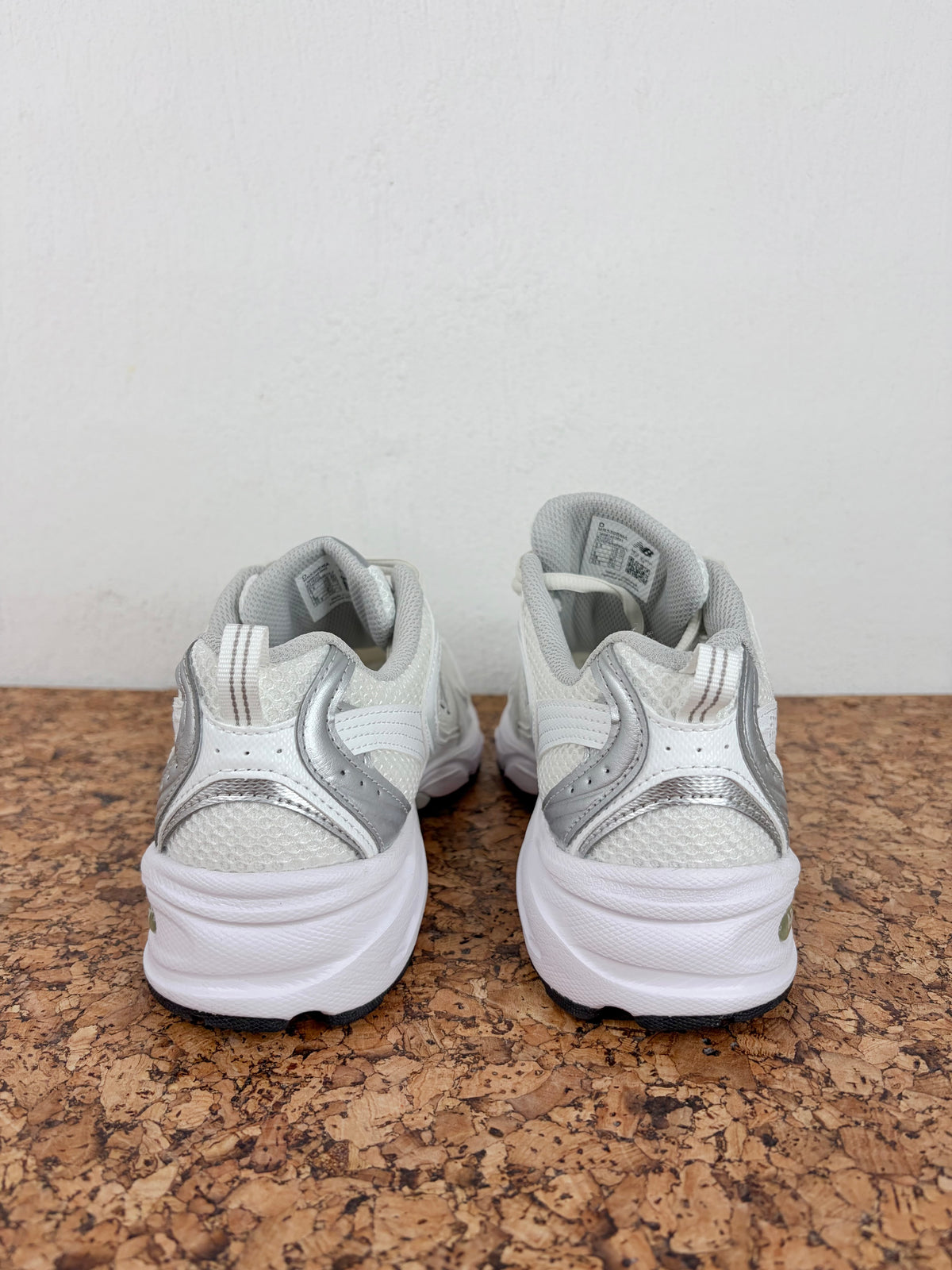 New Balance 530 White and Silver - EU38