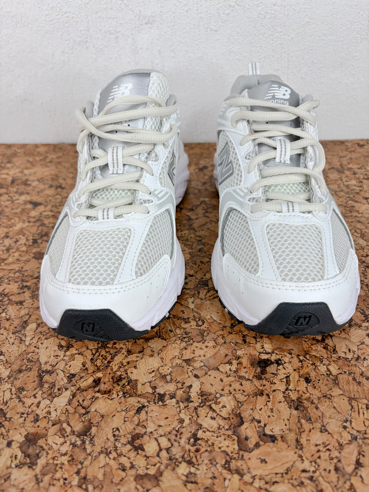 New Balance 530 White and Silver - EU38