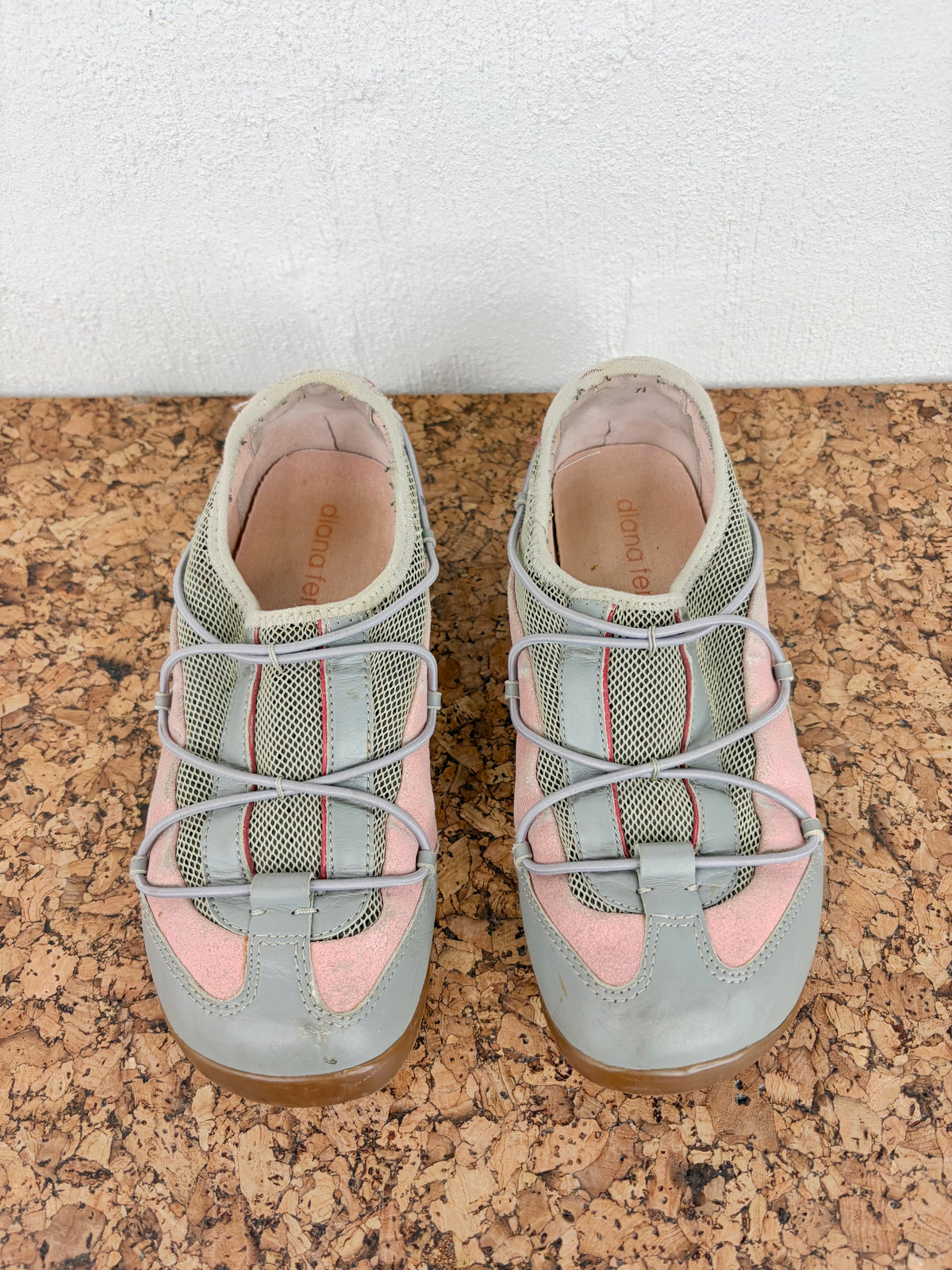 Diana Ferrari Y2K Pink Slip on Sneaker - EU38