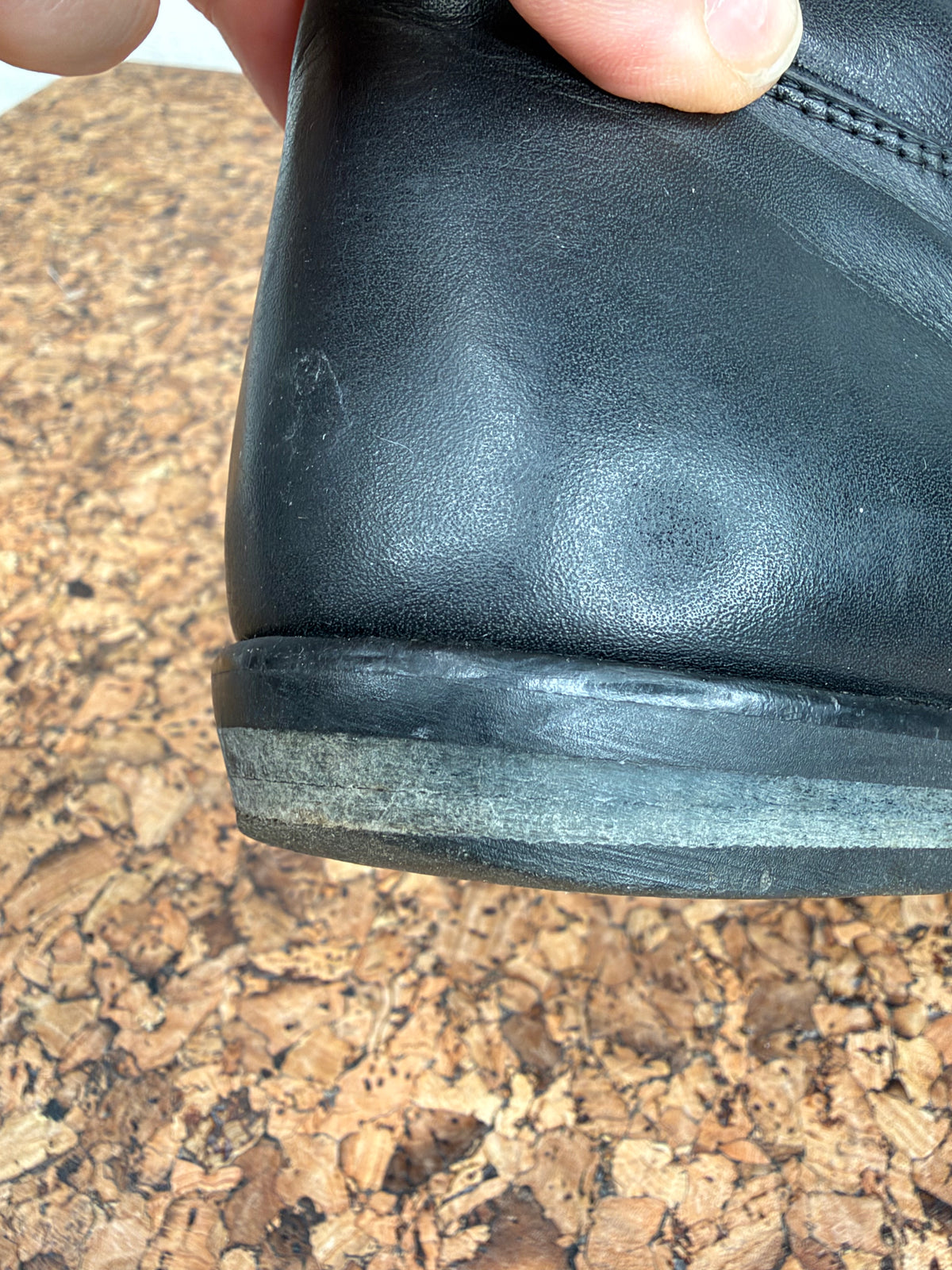 Vintage 90s Annabell Black Leather Embellished Boots - EU36/37