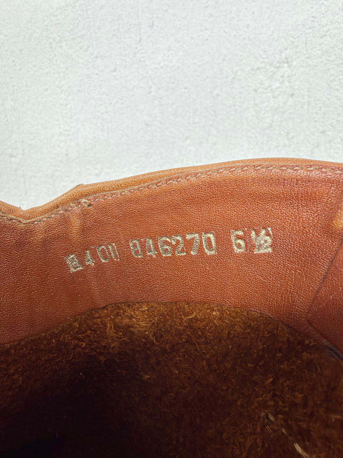 Vintage 90s Chestnut Heeled Cowboy Boots - EU36.5