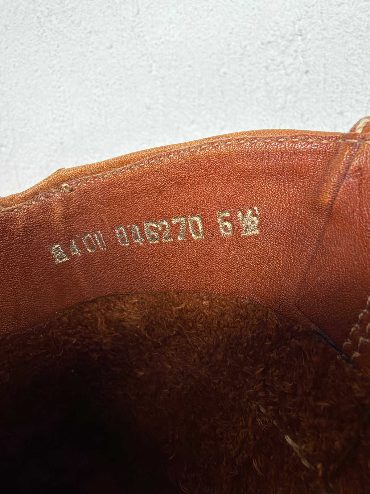 Vintage 90s Chestnut Heeled Cowboy Boots - EU36.5