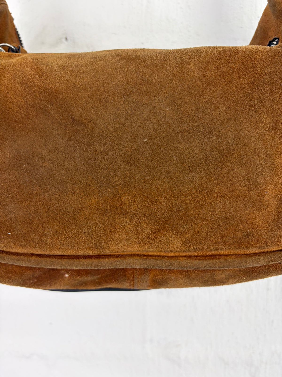 Rag & Bone Tan & Black Suede & Leather Shoulder Bag