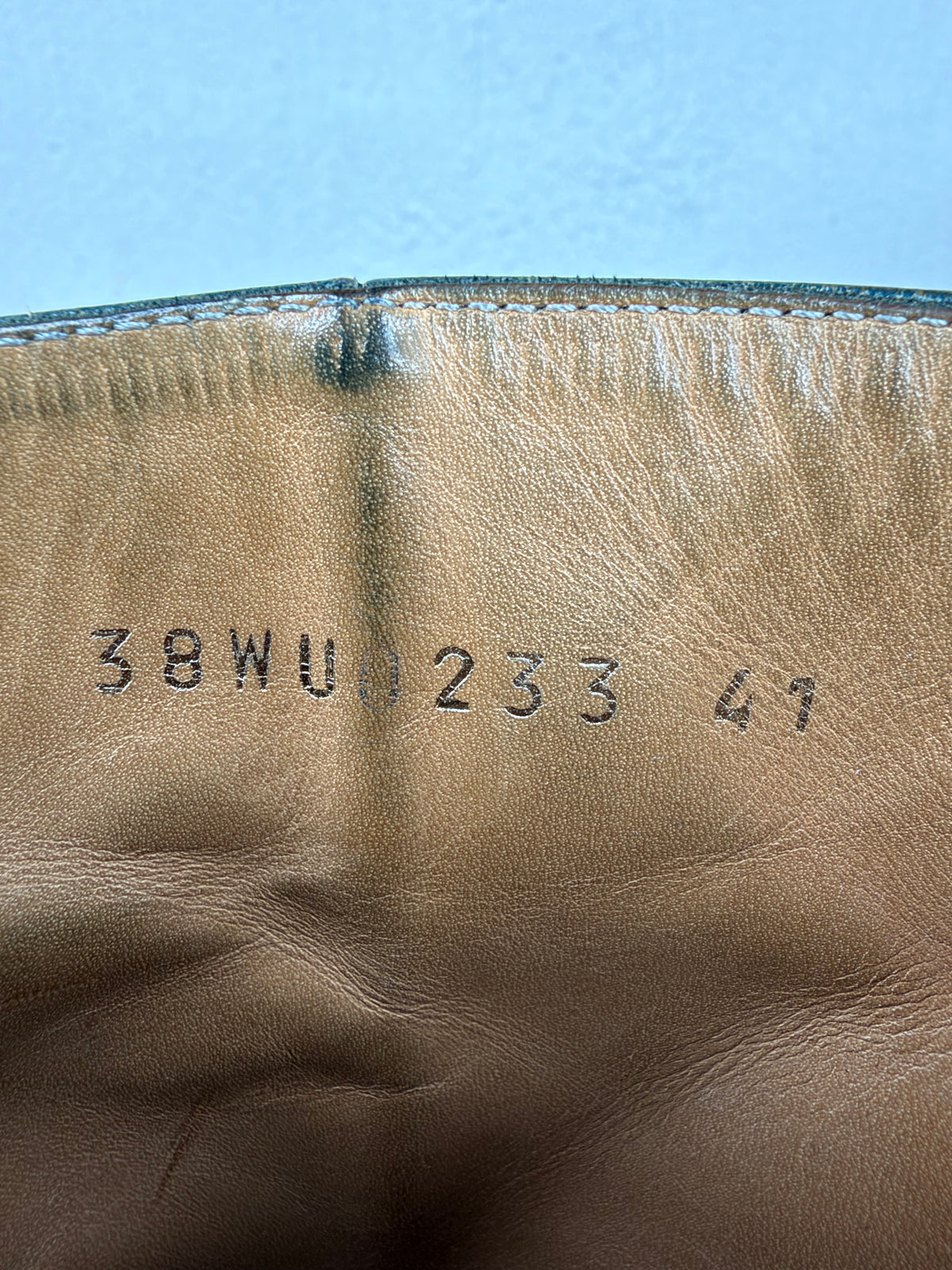 Maison Martin Margiela Faded Teal & Tan Ankle Boots - EU41