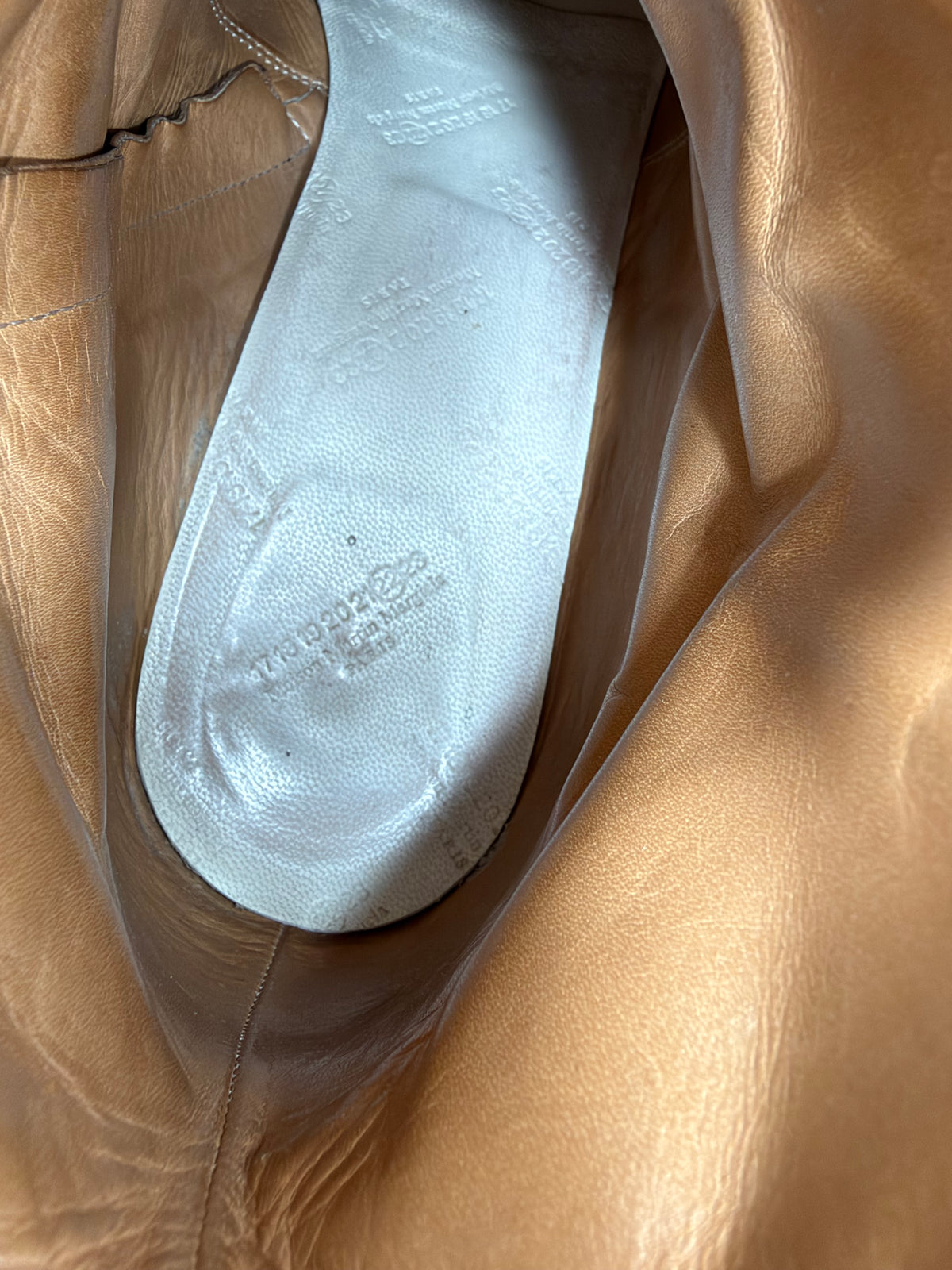 Maison Martin Margiela Faded Teal & Tan Ankle Boots - EU41