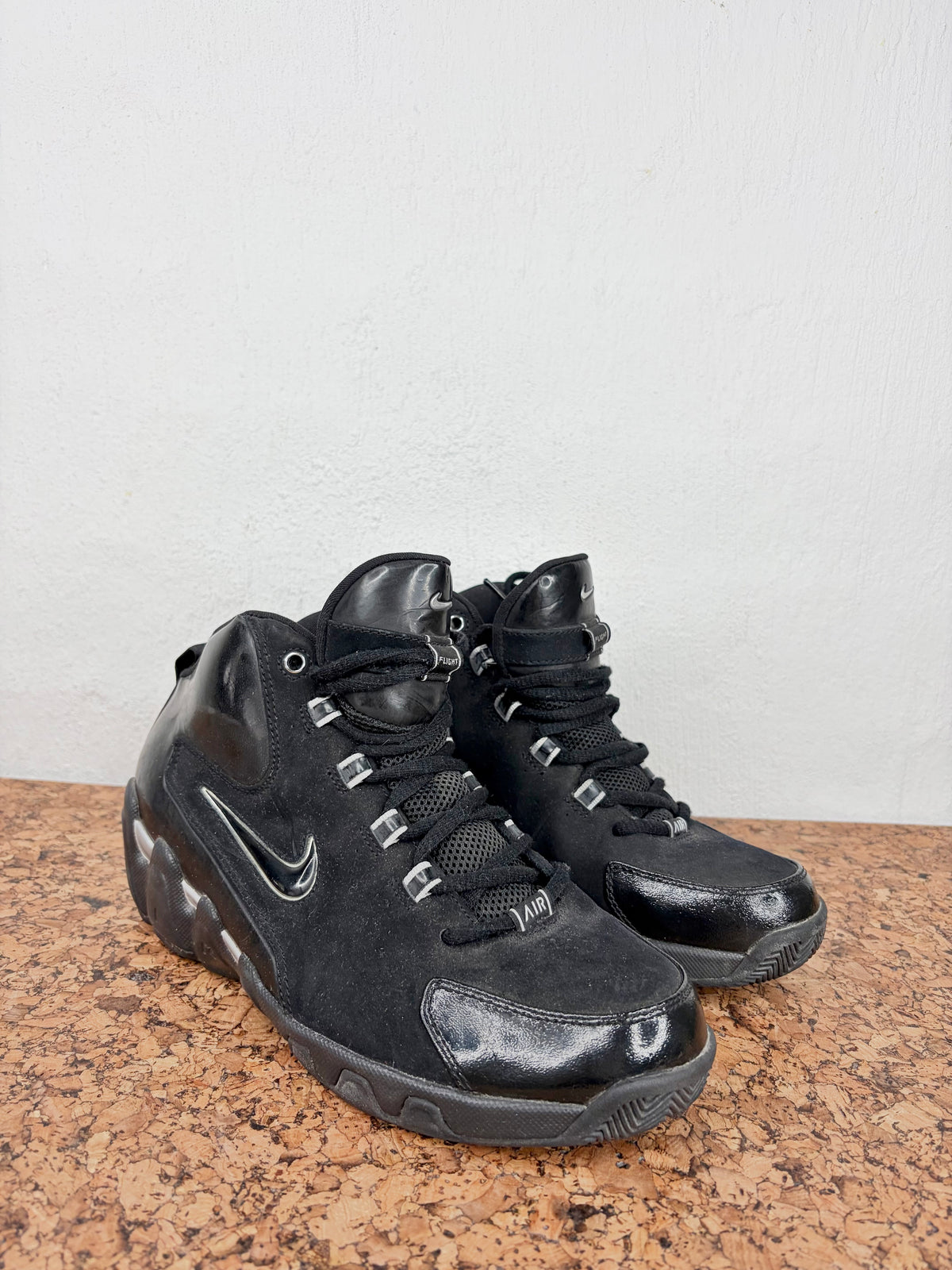 Y2K Black Nike Flight Shox Basketball Sneakers - EU42