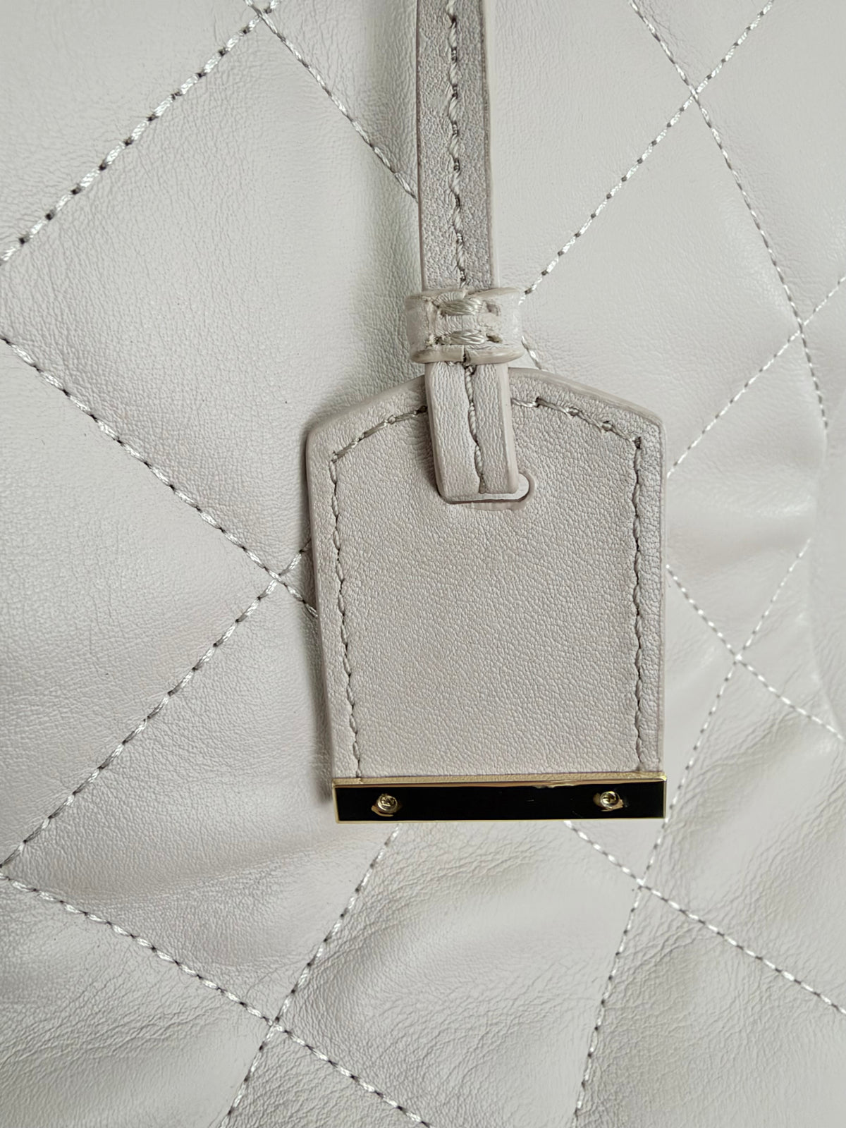 Kate Spade Dove Grey Quilted Shoulder Bag