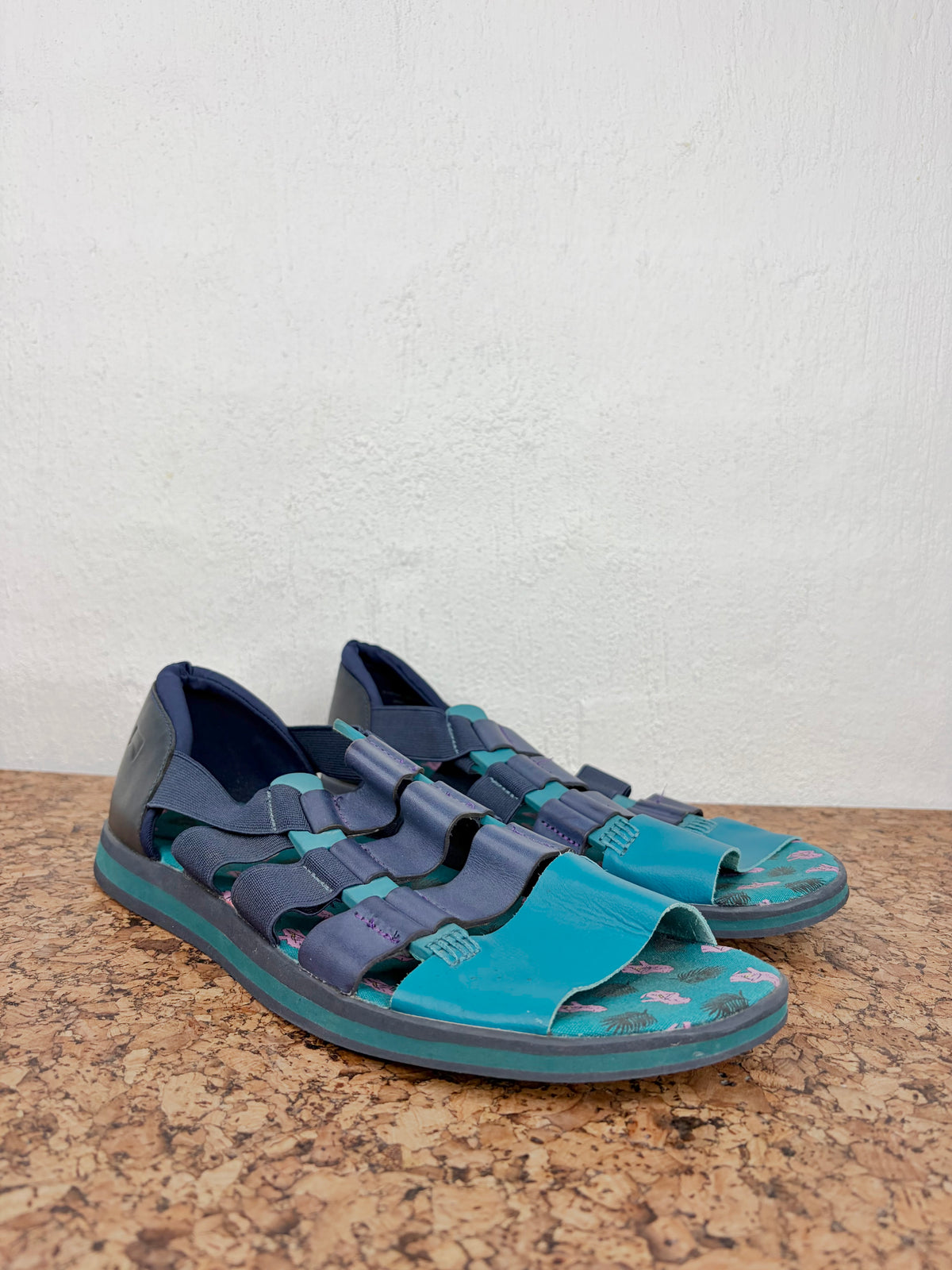 Camper Blue & Indigo Sandals - EU43