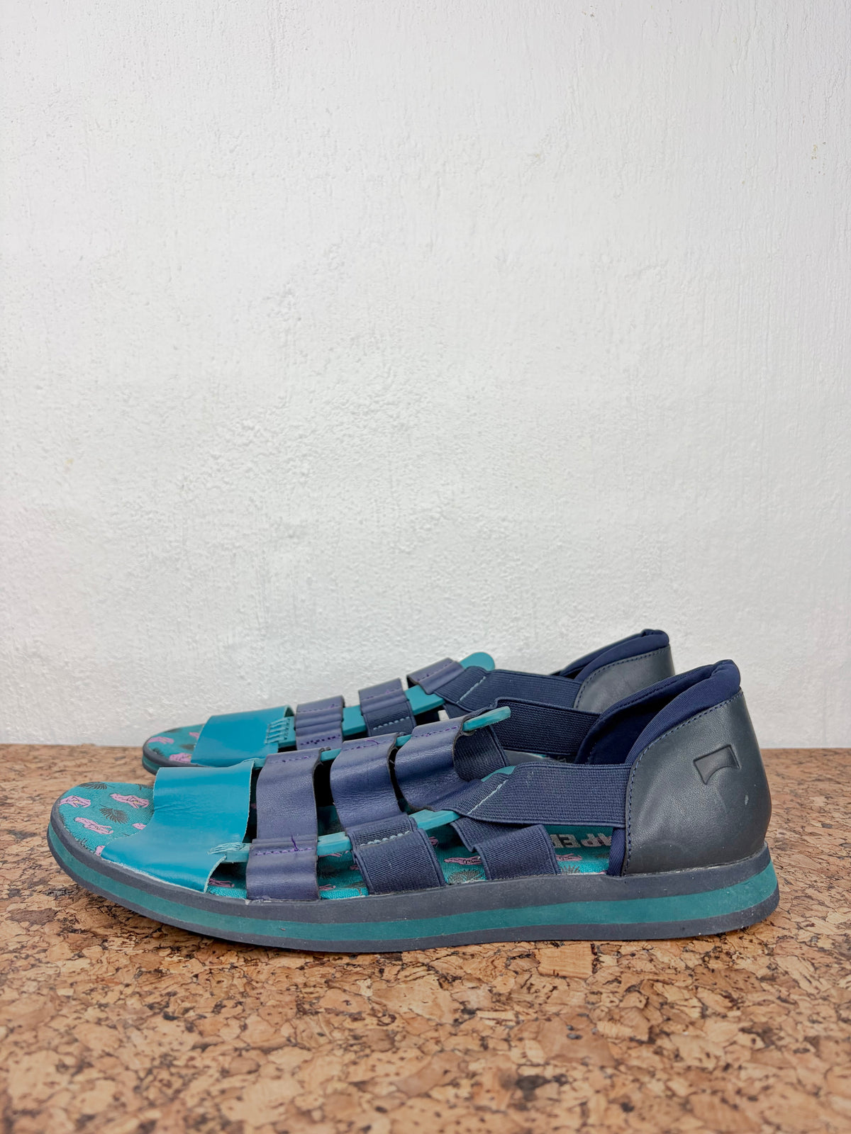Camper Blue & Indigo Sandals - EU43